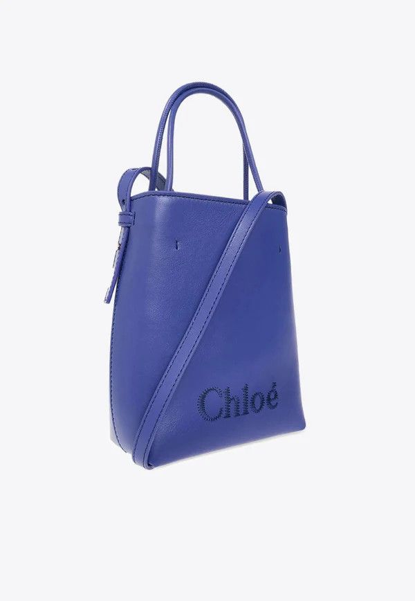 Chloe o1loc1c1024 Size: OS / Sense Micro Tote in Blue Size ONE SIZE - 3 Thumbnail