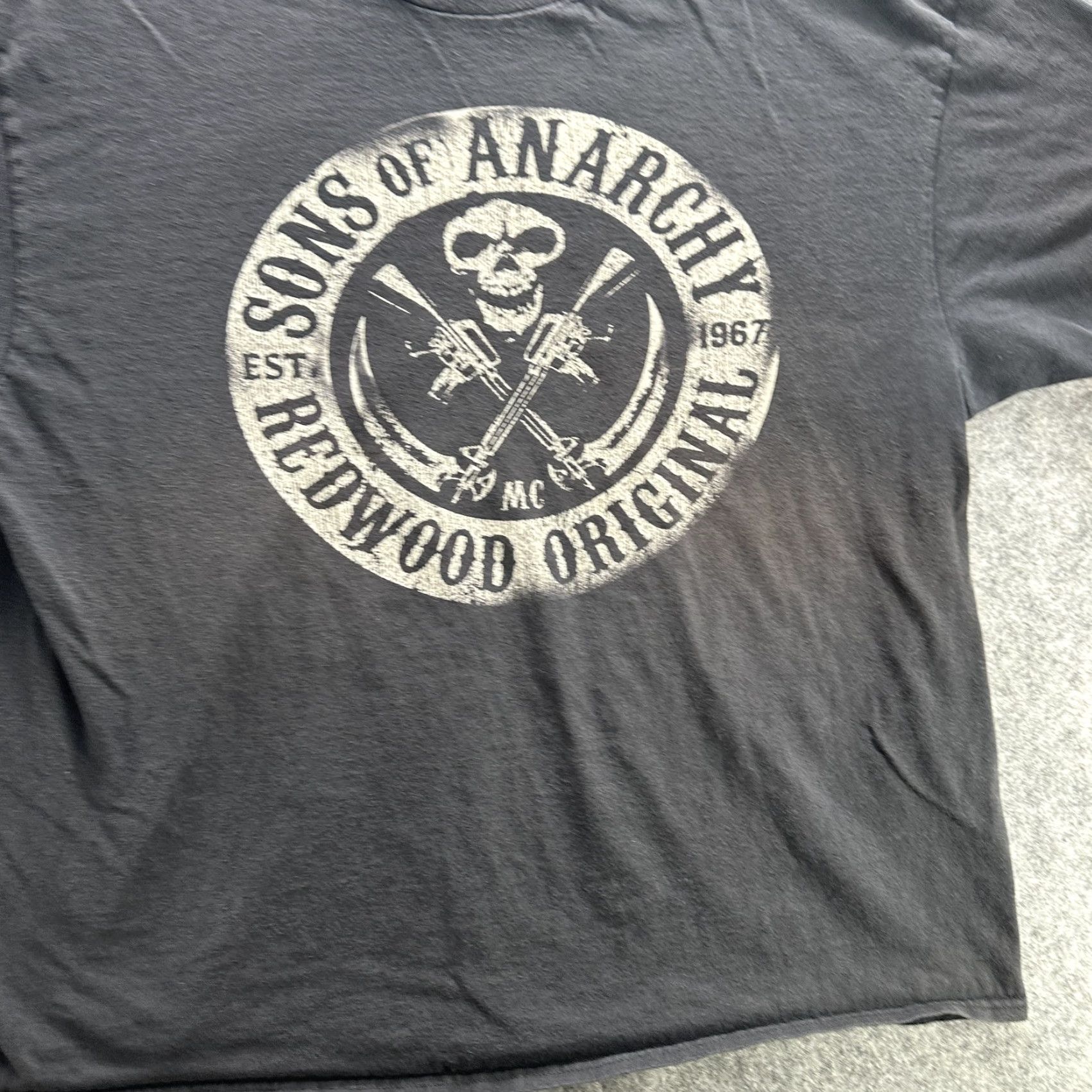 Vintage Sons of Anarchy Shirt Mens Extra Large Black Redwood Original MC TV Tee Size US XL / EU 56 / 4 - 3 Thumbnail