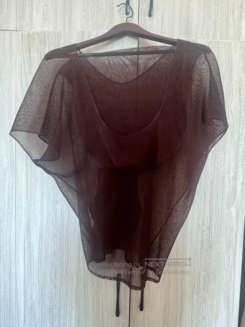 Issey Miyake Issey Miyake Pleated Short Sleeve Hoodie Size L / US 10 / IT 46 - 2 Thumbnail