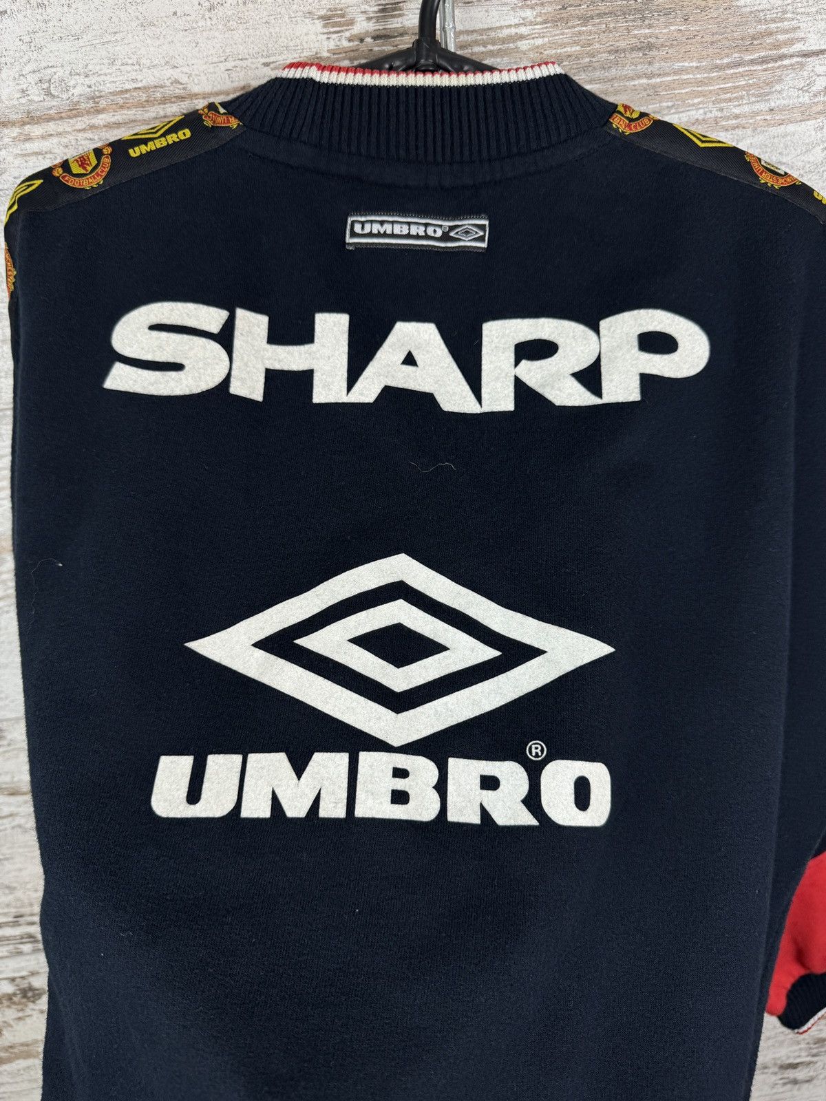 Umbro × Vintage Vintage Umbro Manchester United SHARP sweatshirt 90s rare Size US XS / EU 42 / 0 - 12 Thumbnail