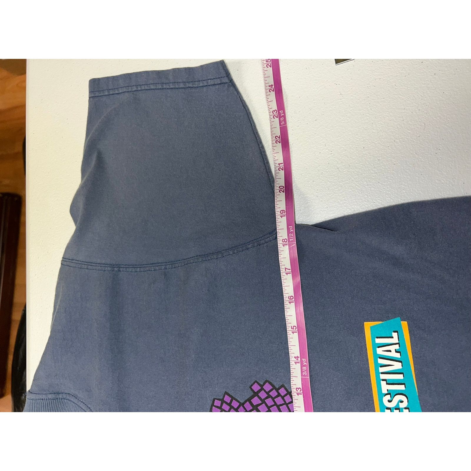 Fruit Of The Loom Vintage Cherry Creek Shirt Arts Festival Blue Art Tee 90s M Size US M / EU 48-50 / 2 - 8 Thumbnail