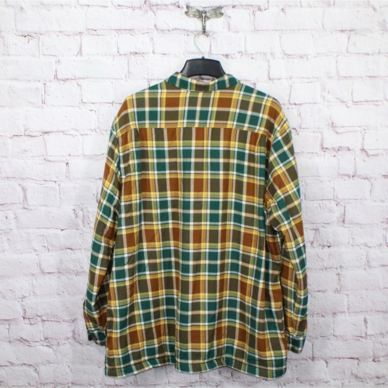 L.L. Bean LL Bean Men's Fleece Lined Flannel Shirt Traditional Fit XXL Size US XXL / EU 58 / 5 - 6 Thumbnail