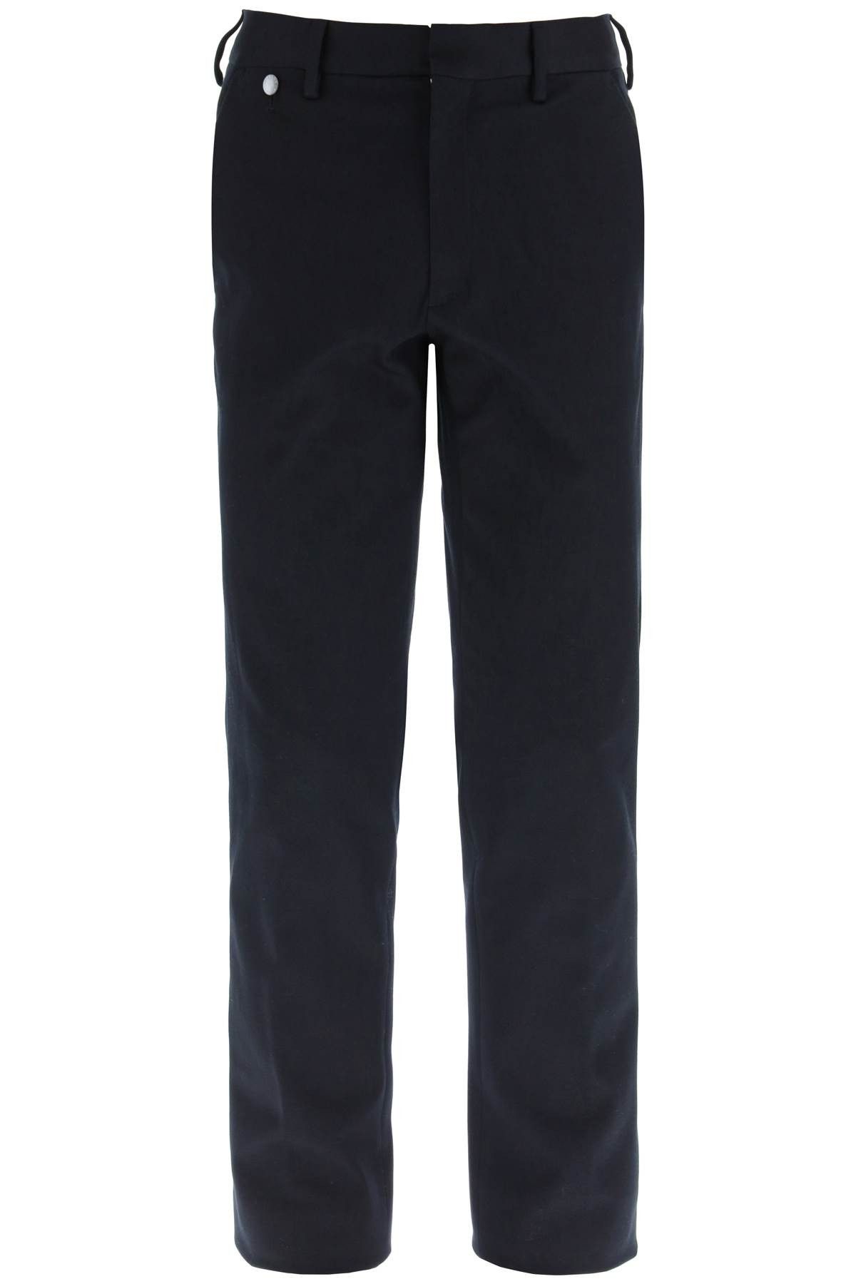 image of Agnona Cotton Chino Pants in Blue, Men's (Size 32)