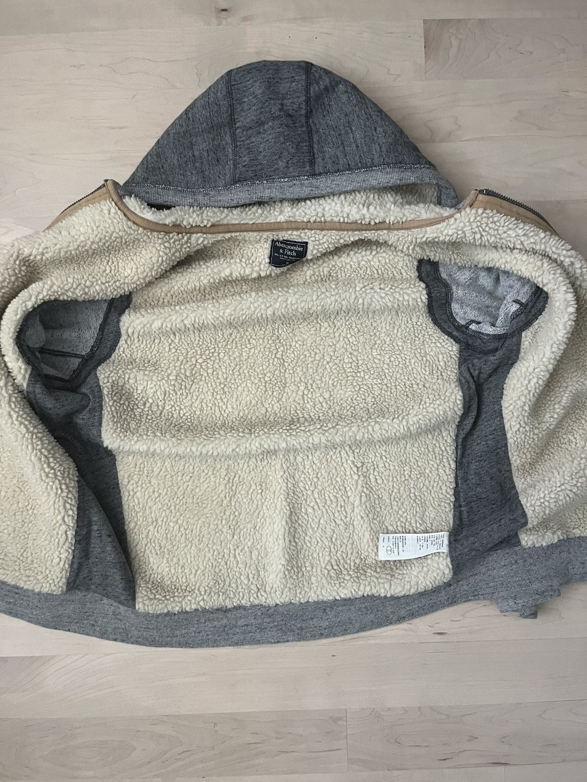 Abercrombie & Fitch Abercrombie & Fitch Sherpa Zip Up Size US M / EU 48-50 / 2 - 5 Thumbnail