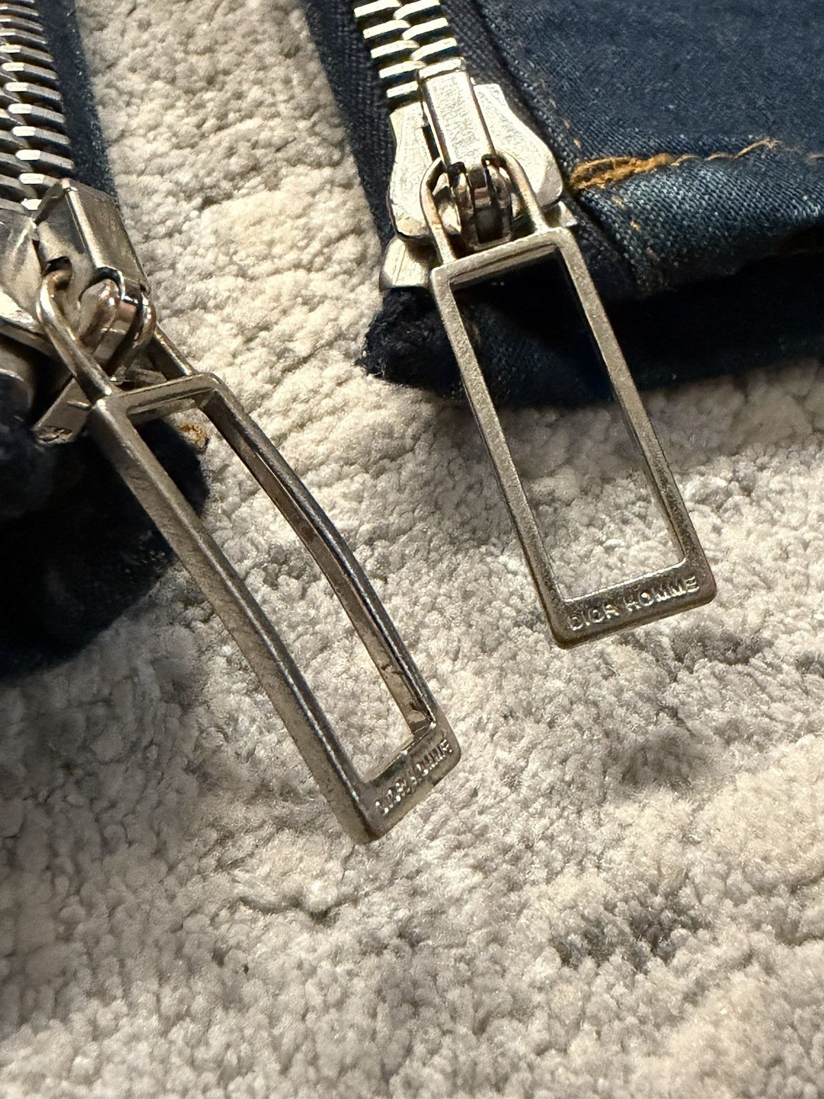Dior AW09 Zipper Hem Denim by Kris Van Assche Size US 29 - 6 Thumbnail