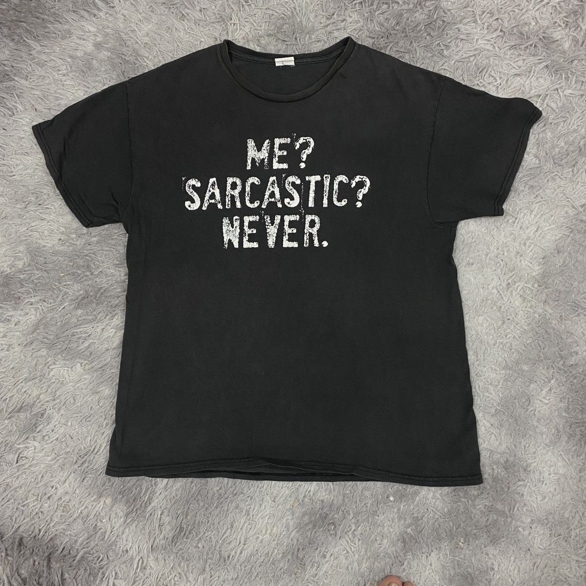 Delta × Vintage Wording tee sarcastic sarcasm Size US L / EU 52-54 / 3 - 1 Thumbnail