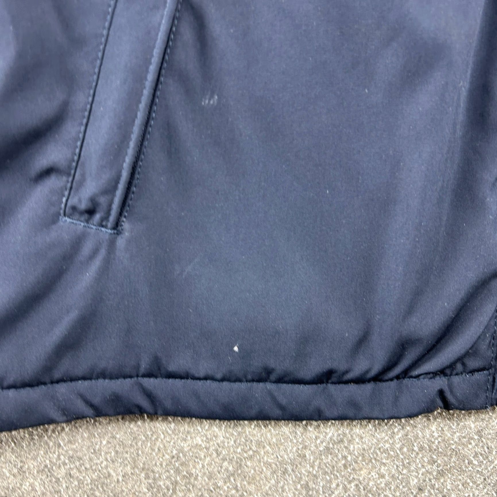Polo Ralph Lauren Polo Ralph Lauren Jacket Mens 2XL Windbreaker Solid Blue Navy Lined Fleece Logo Polo Windbreaker 90s Mens Size US XXL / EU 58 / 5 - 7 Thumbnail