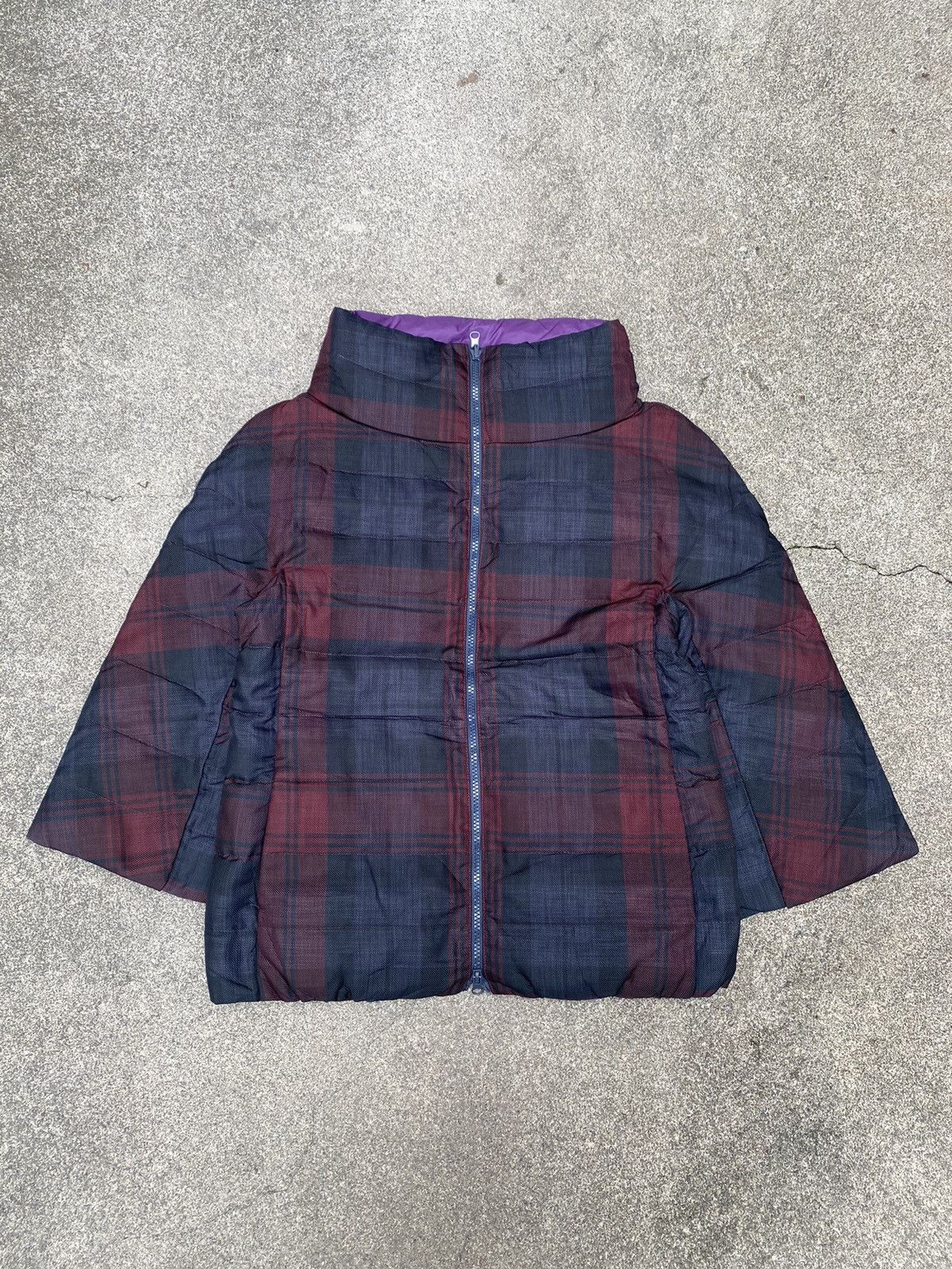 Jil Sander Jil Sander- Reversible Plaid Down Jacket Size S / US 4 / IT 40 - 8 Thumbnail