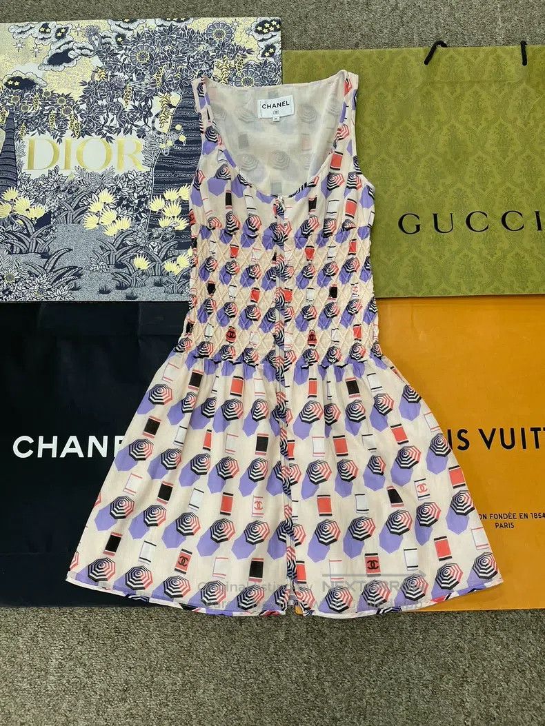 Chanel Chanel Beach Series Printed Dress Size XS / US 0-2 / IT 36-38 - 1 Thumbnail