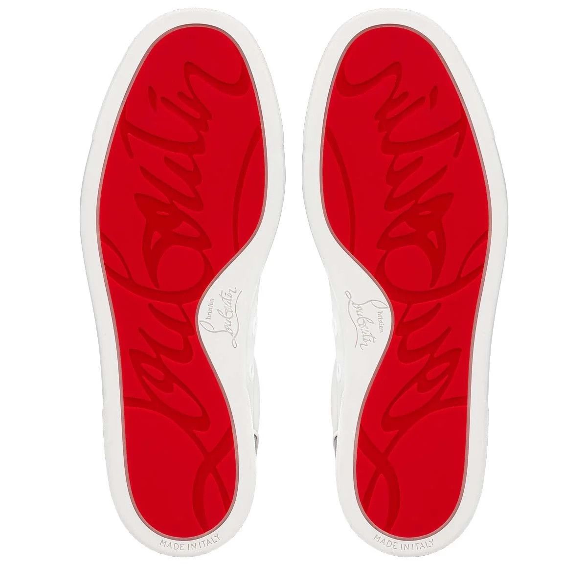 Christian Louboutin os11x0526 Fun Vieira Sneakers in Bianco/Black Size US 11 / IT 41 - 7 Thumbnail