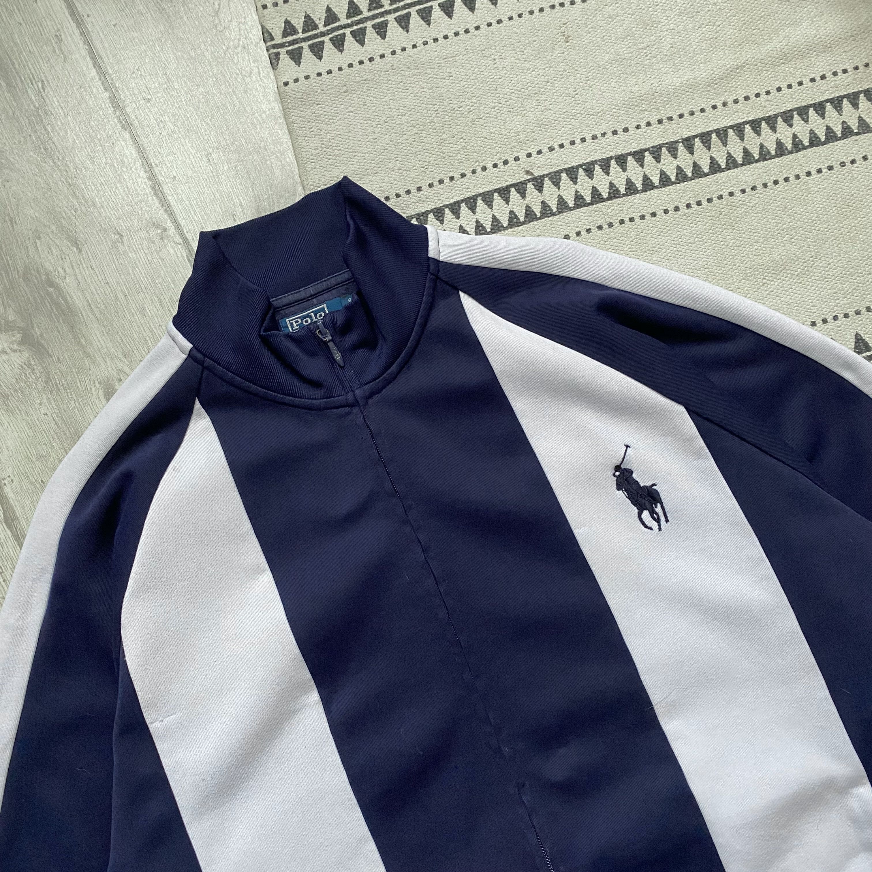 Polo Ralph Lauren Vintage 90’s Polo Ralph Lauren Track Jacket Big Pony Size US XL / EU 56 / 4 - 2 Thumbnail