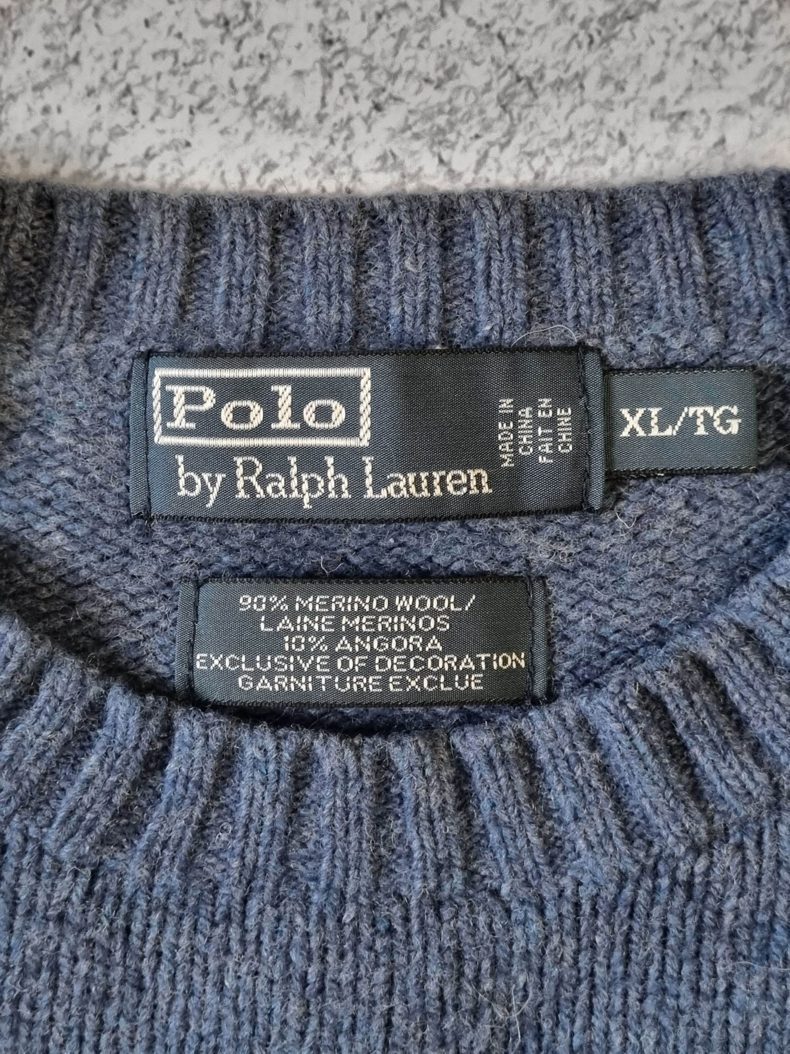 Polo Ralph Lauren Vintage Polo Ralph Lauren Merino Wool Sweater Size US L / EU 52-54 / 3 - 5 Thumbnail