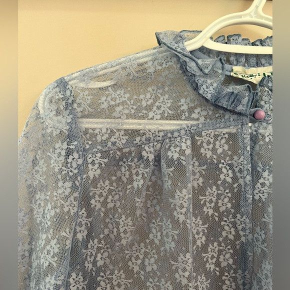 Vintage Vintage Nancy G* lace blouse Size S / US 4 / IT 40 - 3 Thumbnail
