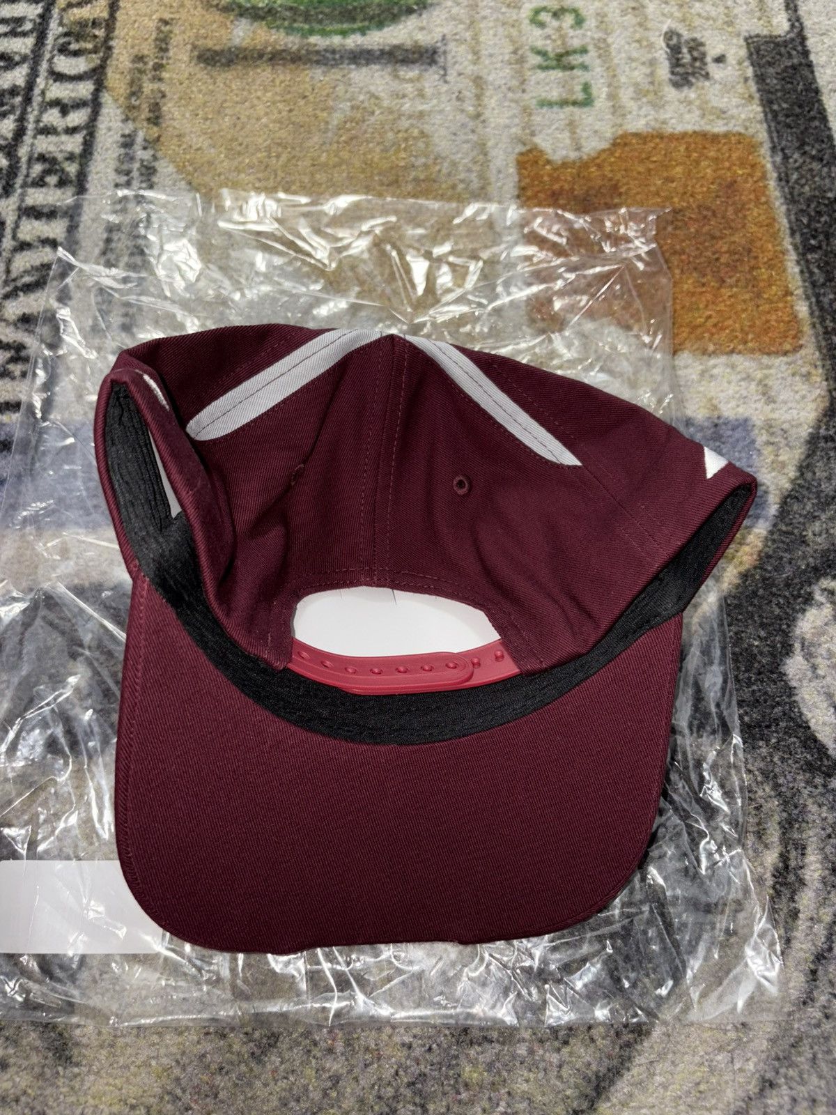 Palace Palace Palabama P Frame 5-Panel Hat Burgundy Size ONE SIZE - 3 Thumbnail