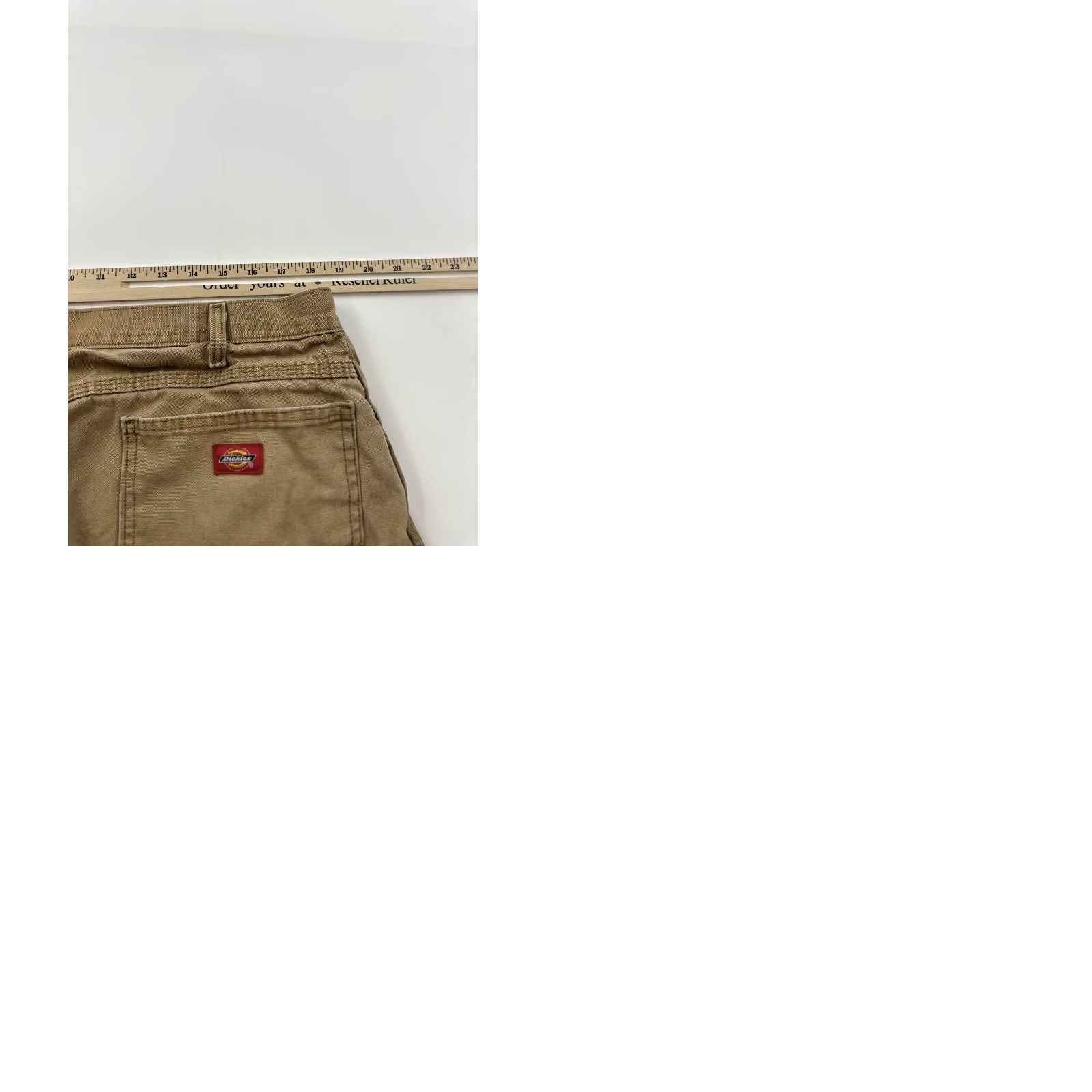 Dickies VINTAGE Dickies Pants Men’s 40 x 30 Carpenter Workwear Brown Beige Duck Utility Patch Pockets Size US 40 / EU 56 - 9 Thumbnail