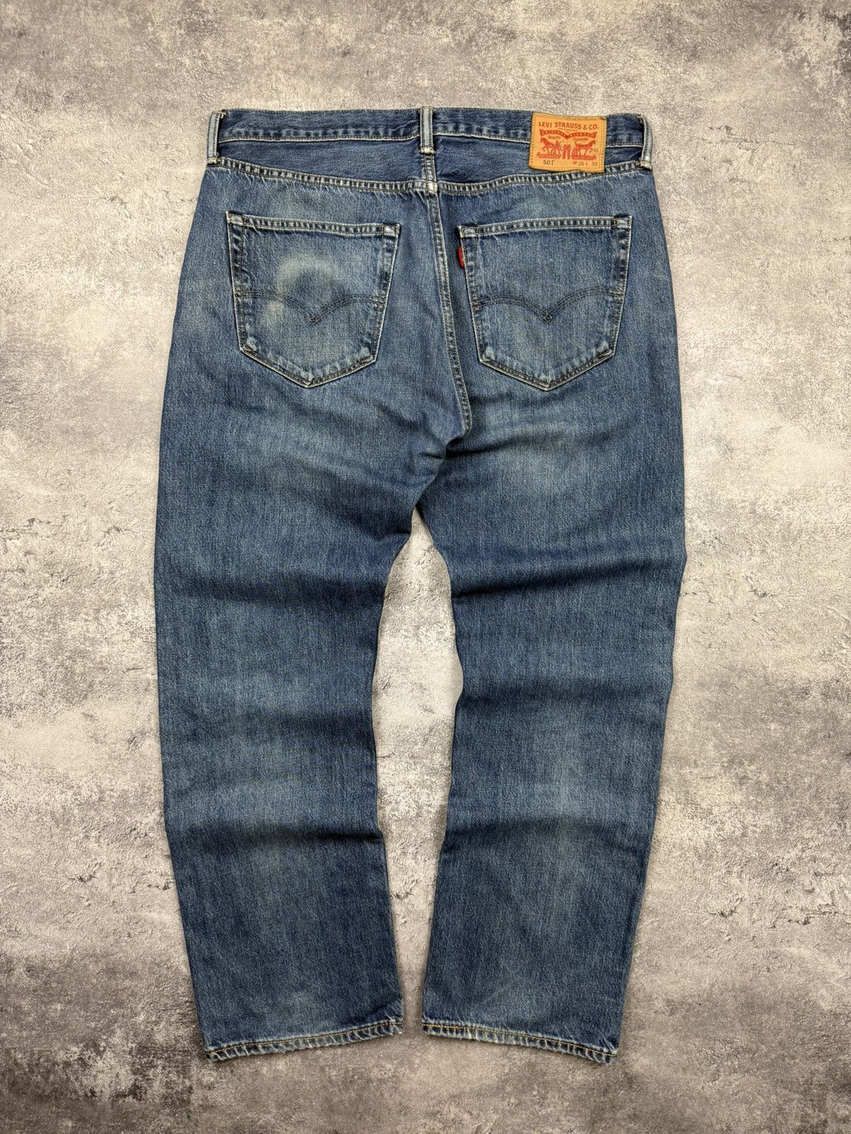 Levi's Vintage Levi’s 501 Flared Baggy Denim Jeans Blue Pants Size US 36 / EU 52 - 17 Thumbnail