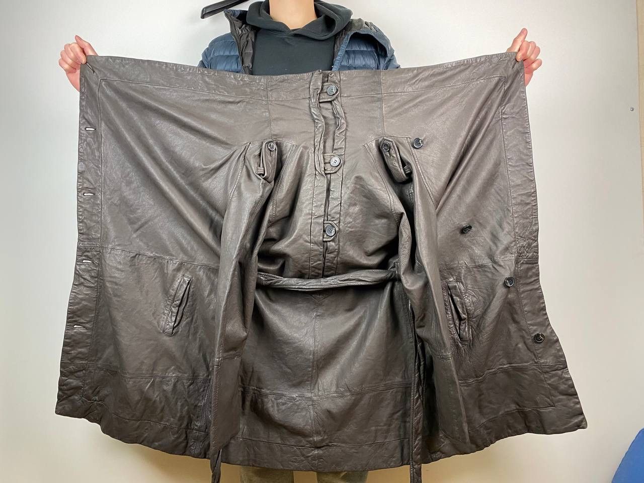 Allsaints Allsaints leather whitton coat woman size 12 Size XL / US 12-14 / IT 48-50 - 17 Thumbnail