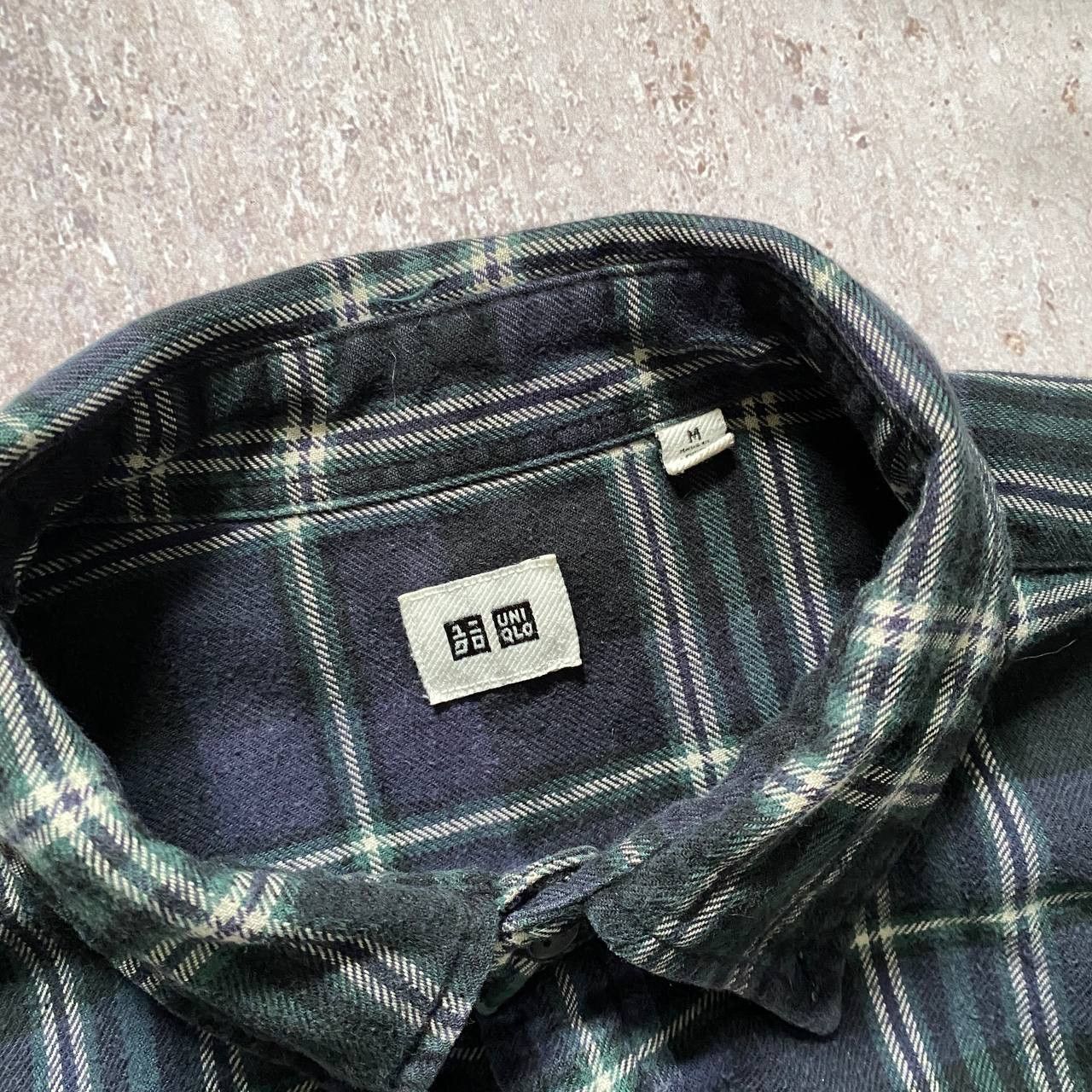 Japanese Brand × Uniqlo × Vintage VINTAGE Y2K UNIQLO DISSTRESSED AMAZING FLANNEL SHIRT 141 Size US M / EU 48-50 / 2 - 3 Thumbnail
