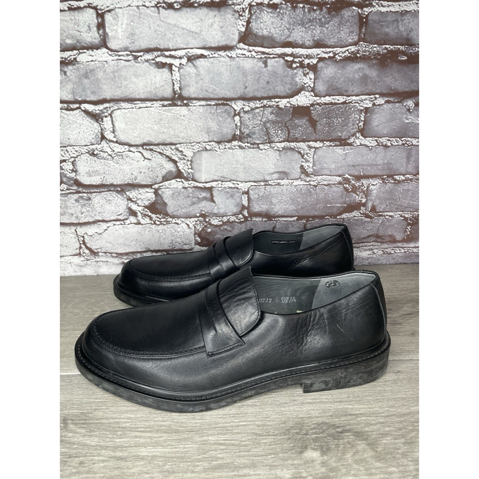 Mephisto Mephisto Black Leather Penny Loafers Slip on Comfort Shoes M Size US 11.5 / EU 44-45 - 21 Thumbnail