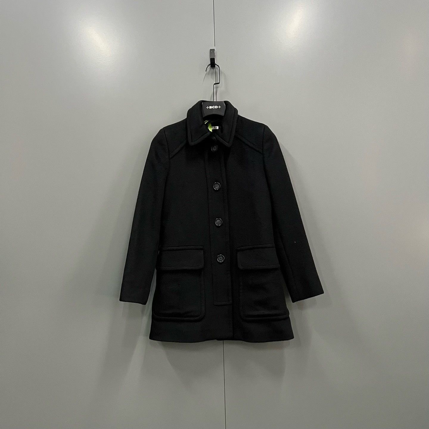 Miu Miu Miu Miu Black Coat it_38 Women Size XS / US 0-2 / IT 36-38 - 1 Thumbnail