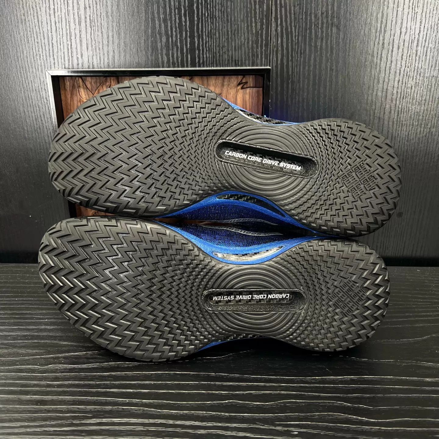 Li-Ning LI-NING Gama Shoes Black & Blue 43 Original Box Like New Size US 10 / EU 43 - 7 Thumbnail
