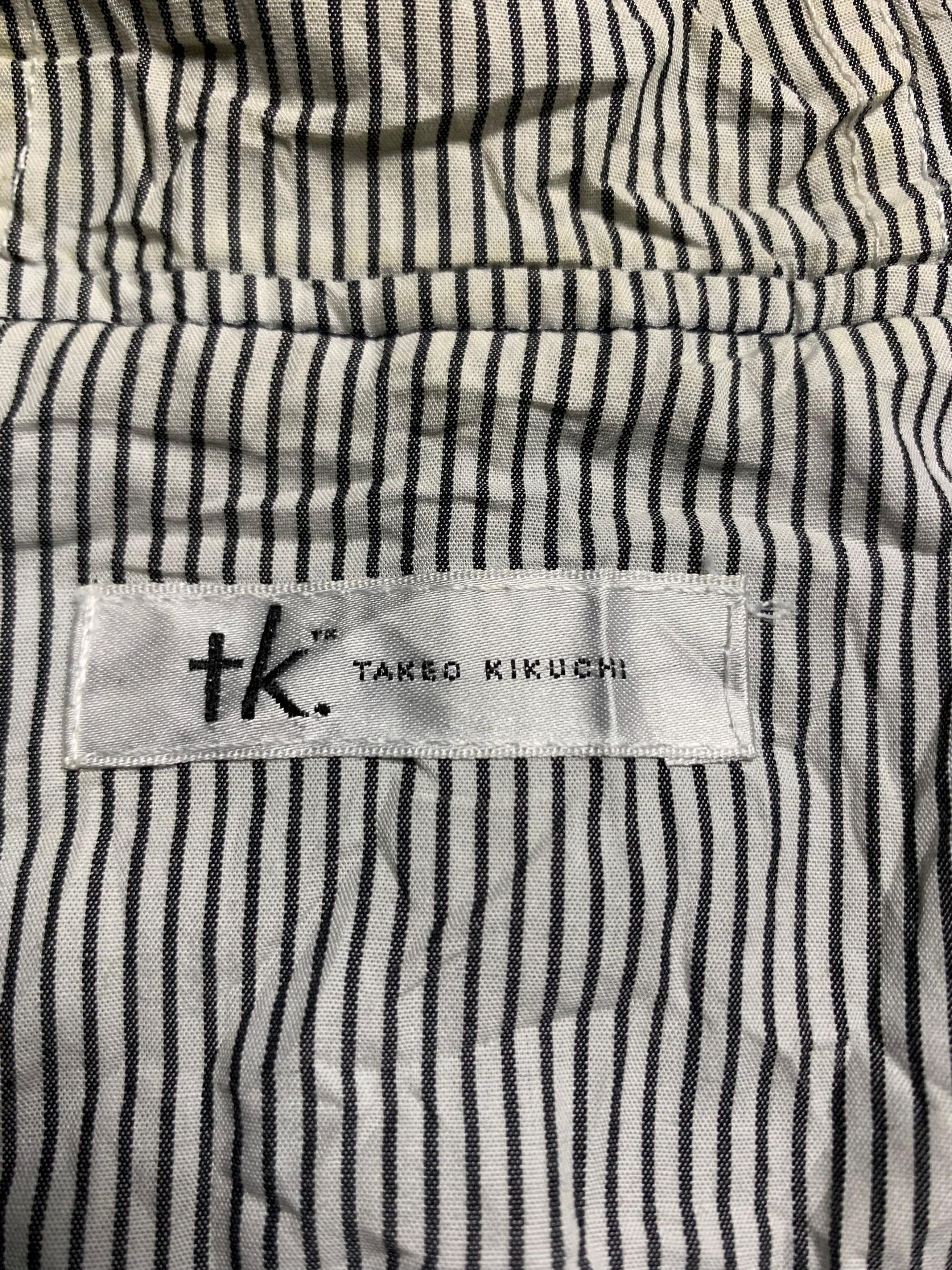Takeo Kikuchi 2000s Takeo Kikuchi Zip Up Utility Jacket Navy Size US S / EU 44-46 / 1 - 8 Thumbnail