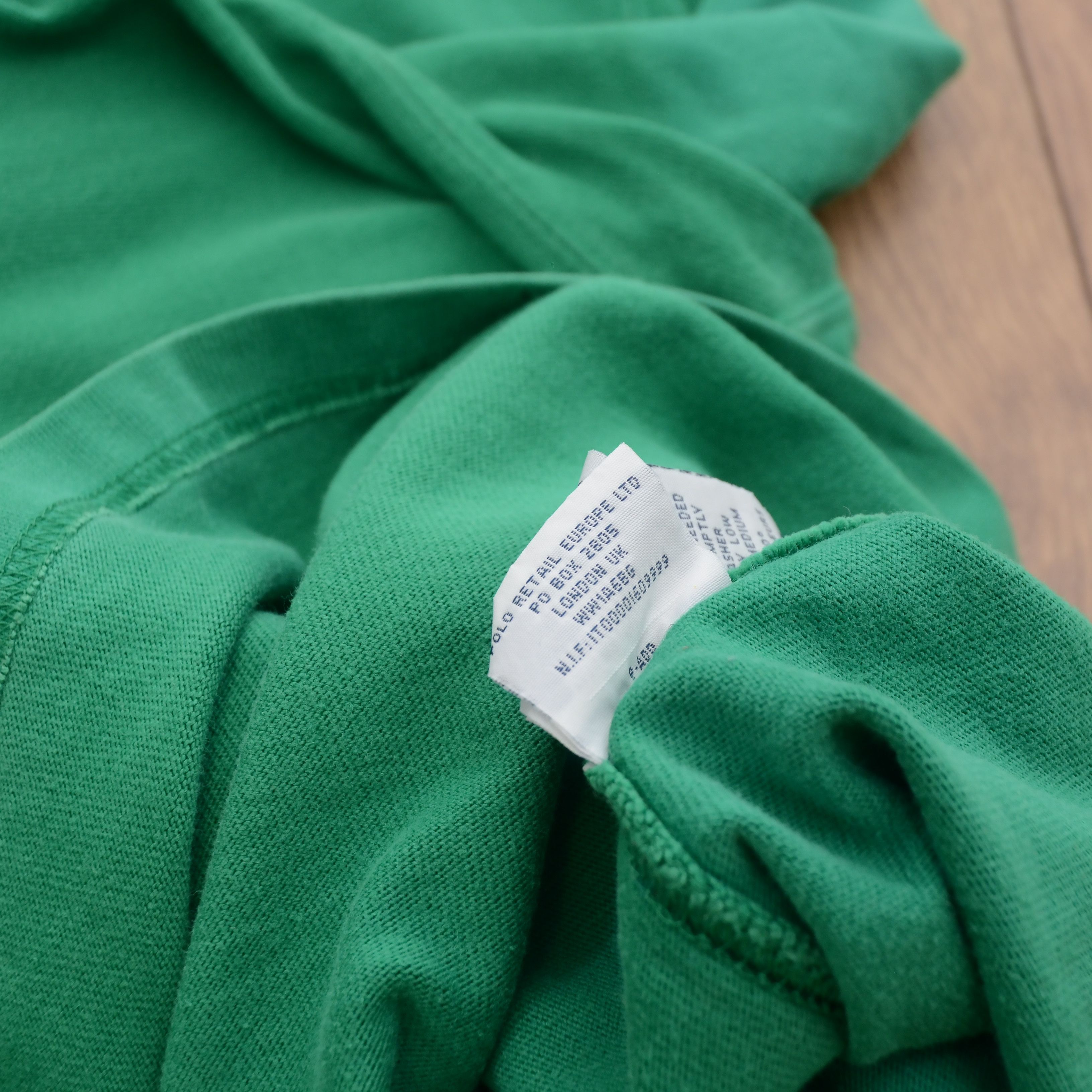 Polo Ralph Lauren Vintage Polo Ralph Lauren Long Sleeve Rugby Shirt Green Rare Size US L / EU 52-54 / 3 - 16 Thumbnail