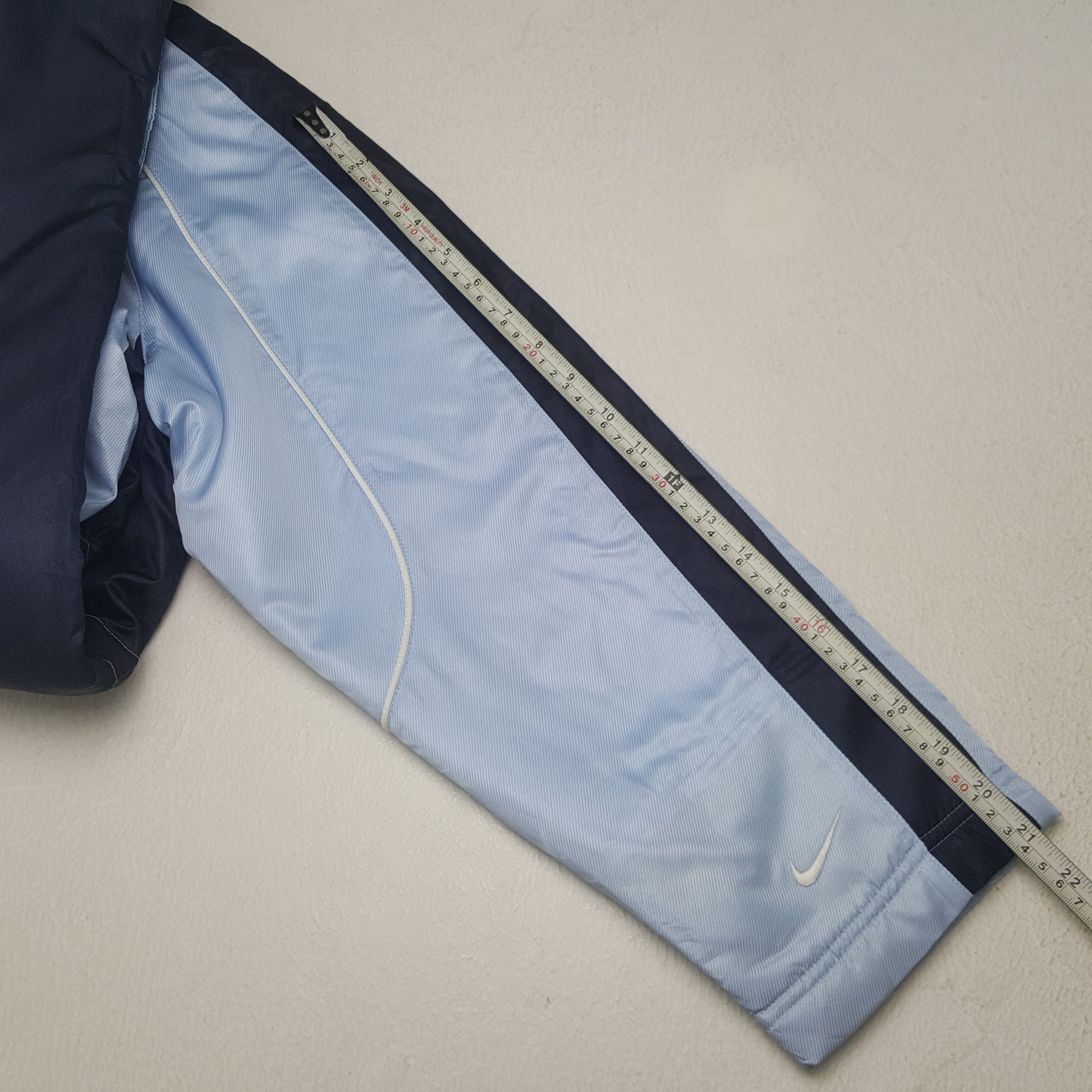 Nike × Vintage Vintage Nike American Big Swoosh Long Jacket C281N8 Size US M / EU 48-50 / 2 - 7 Thumbnail