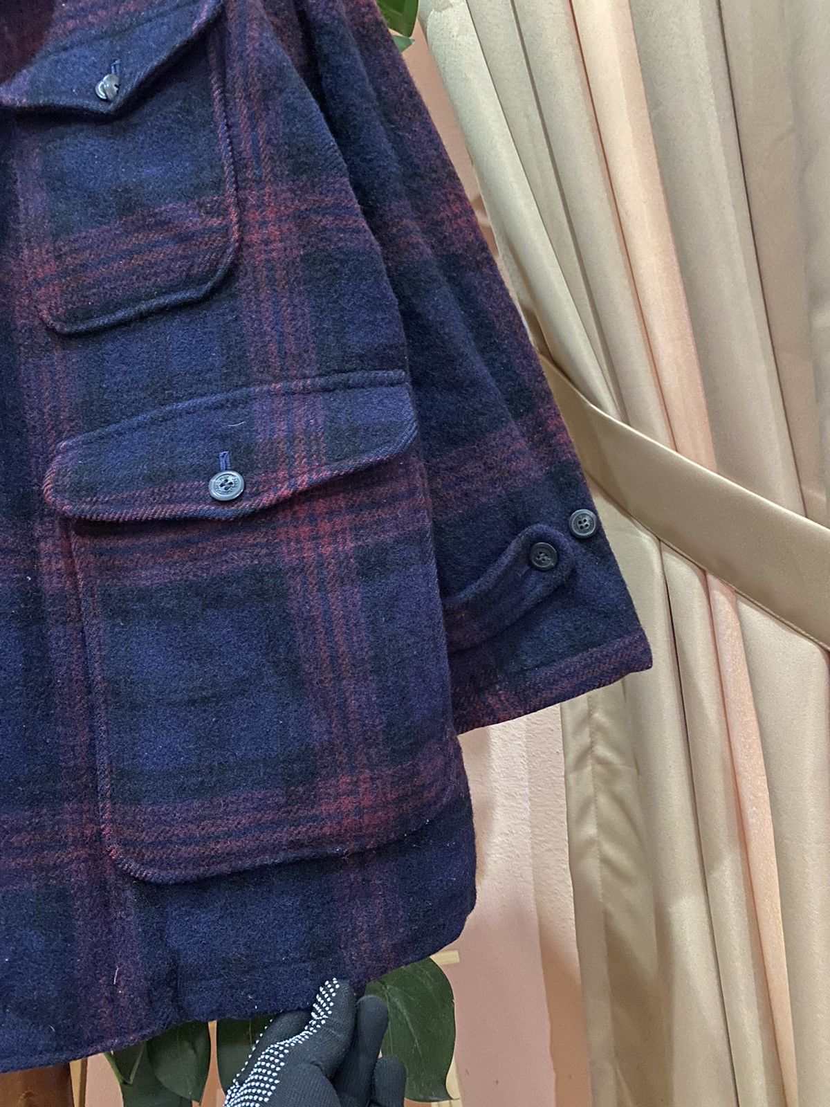 Japanese Brand New Yorker Woolen Plaid Jacket, Medium - Classic Style Size US M / EU 48-50 / 2 - 8 Thumbnail