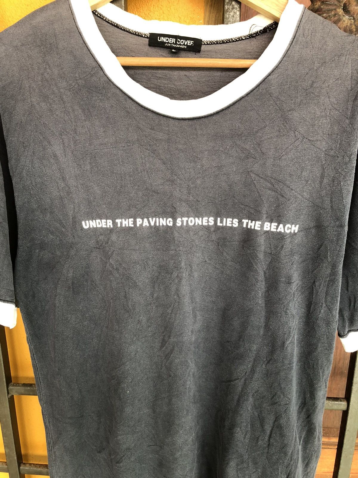 Jun Takahashi SS95 Under The Paving Stones Faded Shirt Tee Rare Size US M / EU 48-50 / 2 - 4 Thumbnail