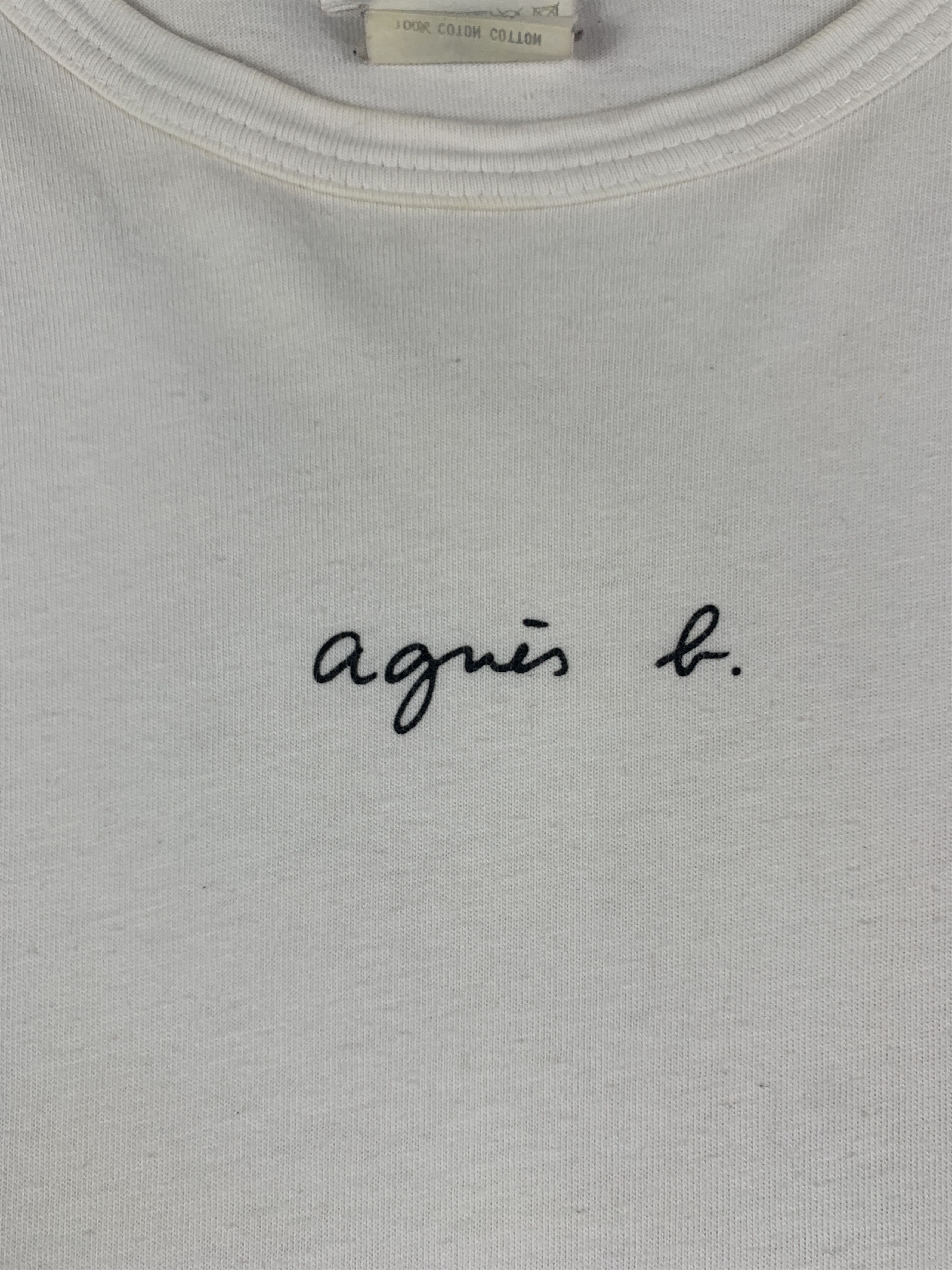 agnes b. 2000s agnes B Homme White Longsleeve (M to L) Size M / US 6-8 / IT 42-44 - 2 Thumbnail