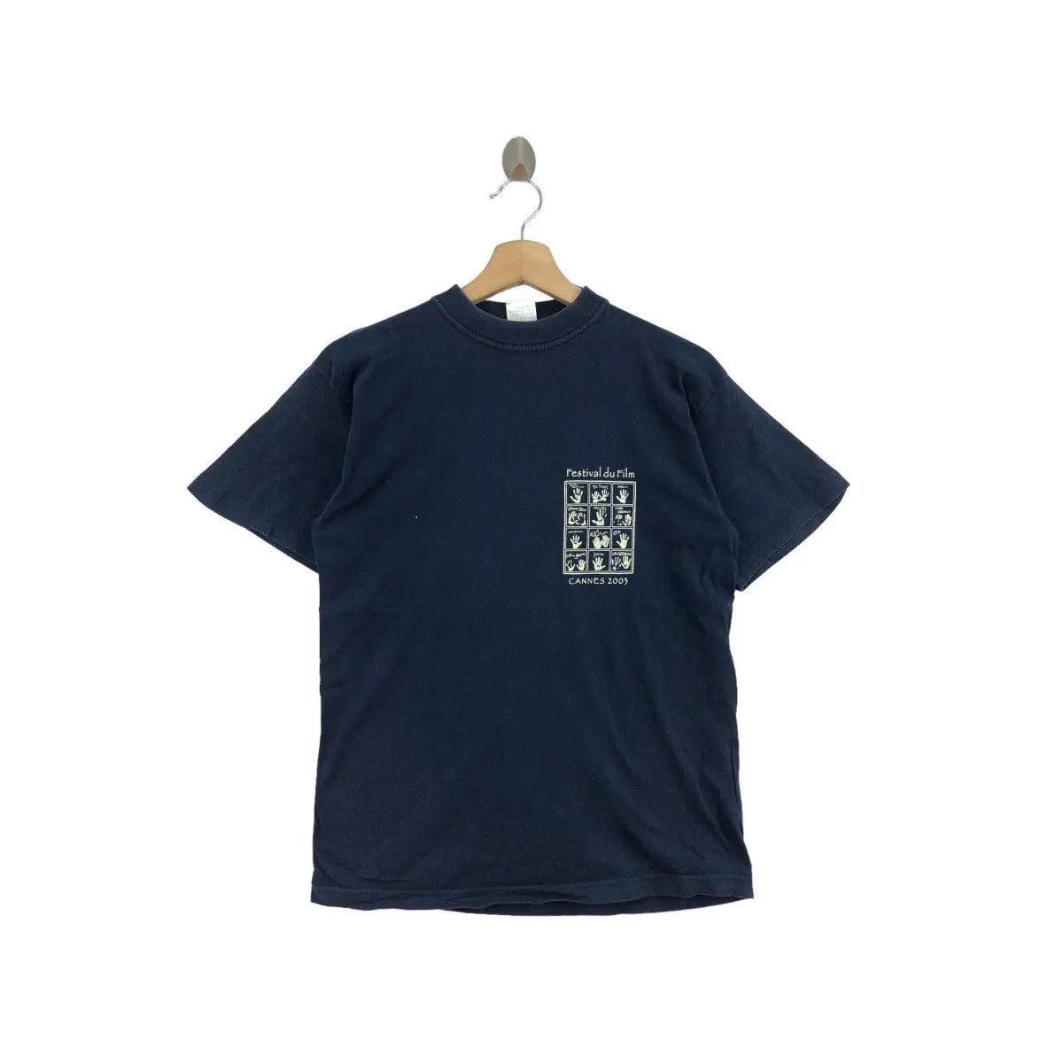 Vintage Vtg 2003 CANNES FILM FESTIVAL Palme D’or Movie Tee Shirt Size S / US 4 / IT 40 - 5 Thumbnail