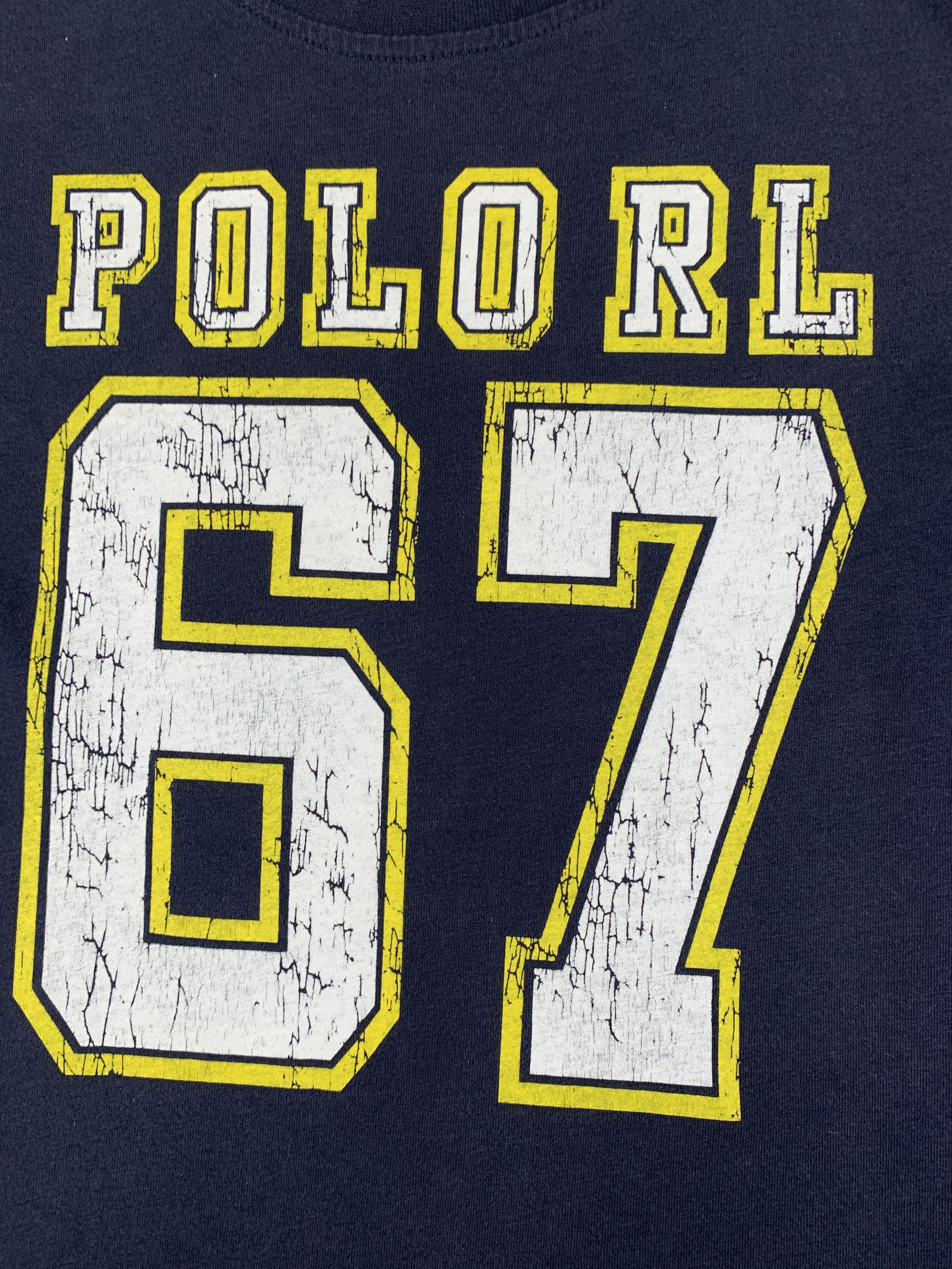 Polo Ralph Lauren Polo by Ralph Lauren Navy University Baby Tee (S) Size S / US 4 / IT 40 - 4 Thumbnail