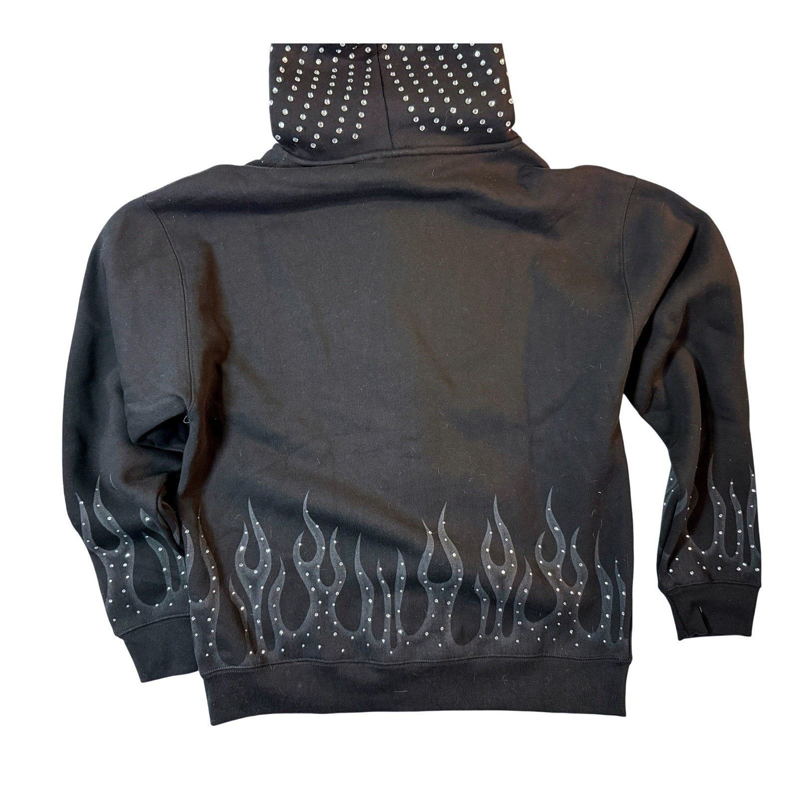 & Other Stories Hasta Muerte Hoodie Mens XL Rhinestone Hood Streetwear Size US XL / EU 56 / 4 - 4 Thumbnail