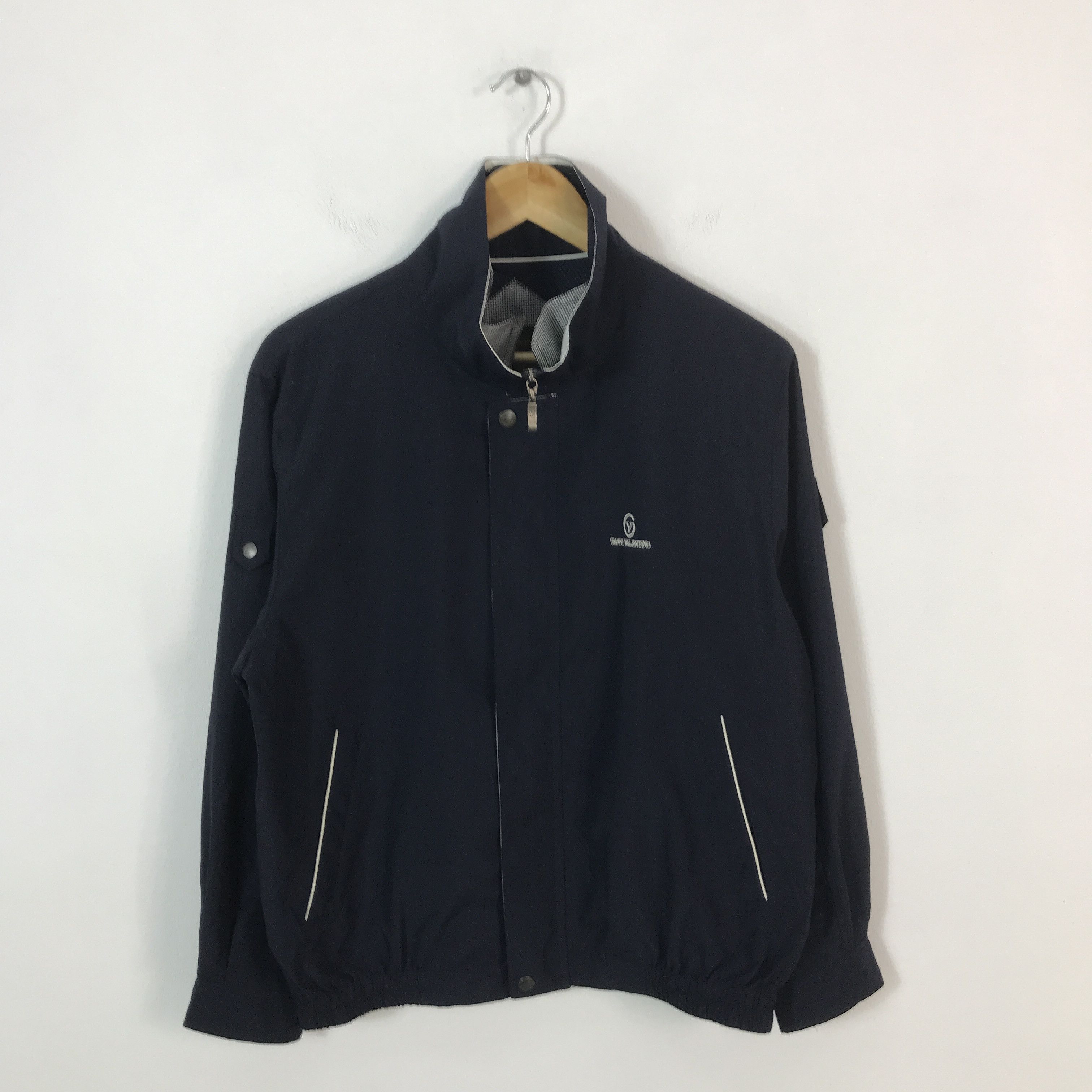 Gianni Valentino × Vintage Vintage Gianni Valentino Navy Jacket Size US M / EU 48-50 / 2 - 1 Thumbnail