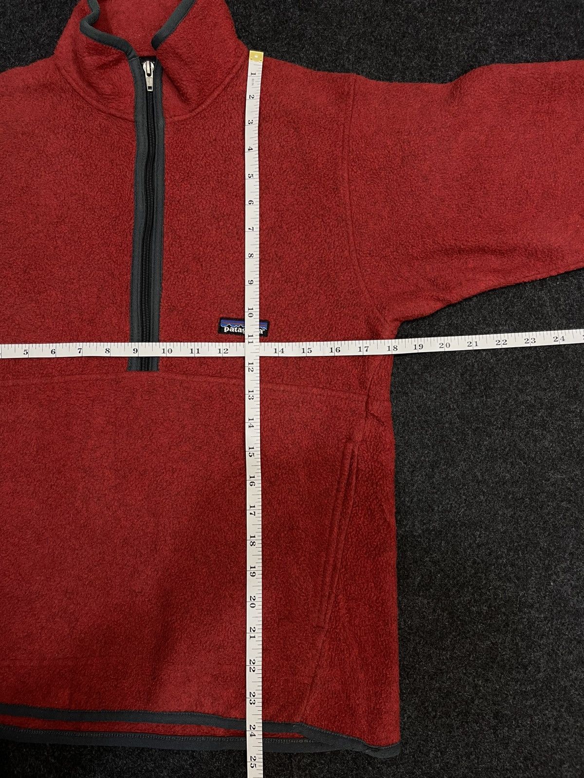 Patagonia Patagonia Synchilla Red 3/4 Zip Fleece Jacket Size XS / US 0-2 / IT 36-38 - 6 Thumbnail