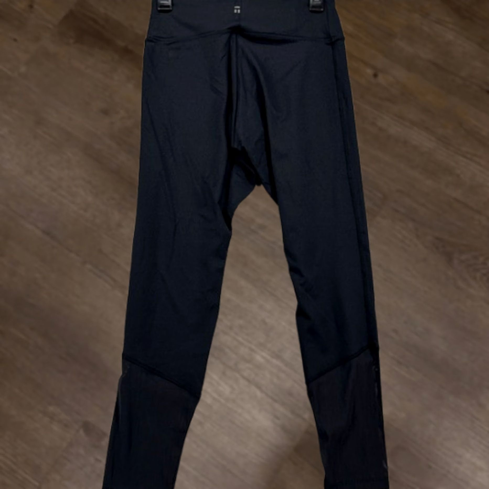 Vintage Tommy John Womens Legging Pants Large Black Compression Workout Stretch Fitted Size 36" / US 14 / IT 50 - 1 Thumbnail