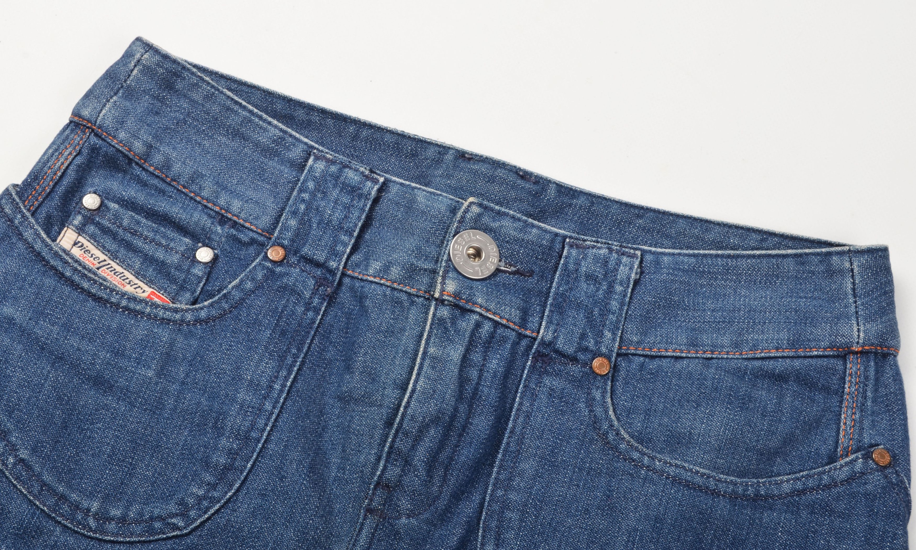 Diesel Vintage Diesel Y2K Denim Grunge Mini Skirt Size 30" / US 8 / IT 44 - 2 Thumbnail