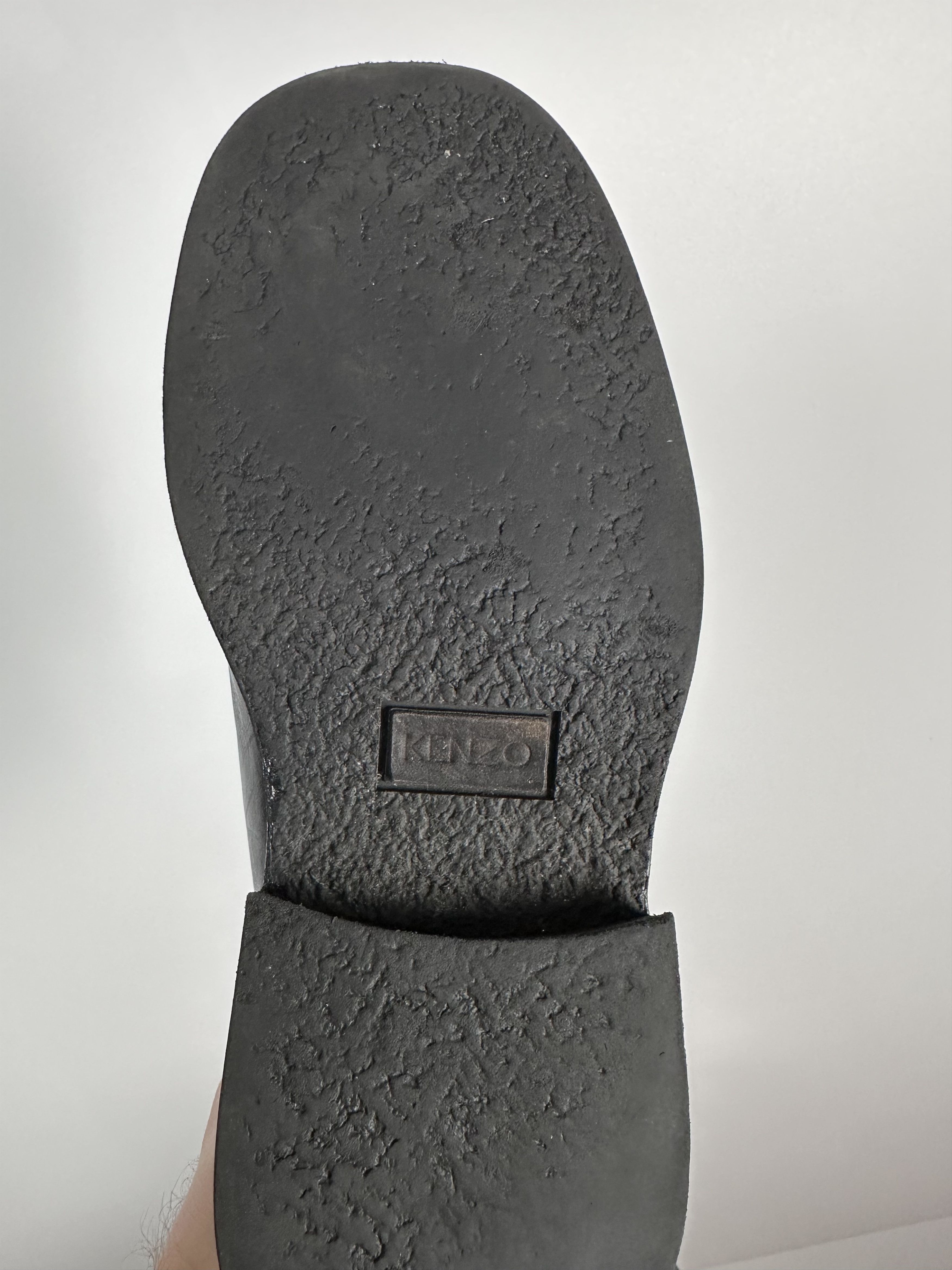 Kenzo × Vintage Vintage KENZO HOOME Boots Authentic Black Leather Shoes 40 Size US 7 / EU 40 - 10 Thumbnail