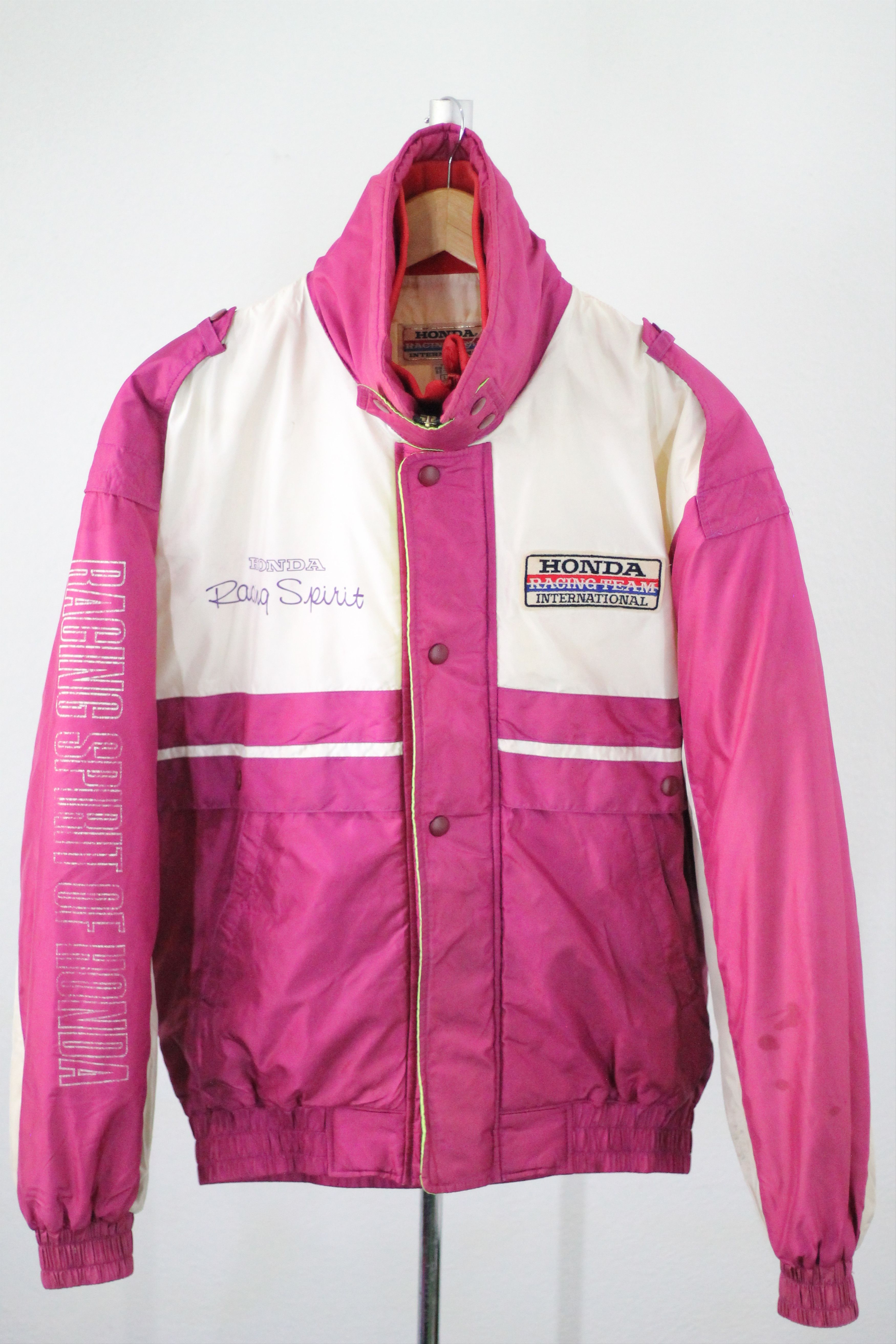 Honda × Vintage RARE! Vintage HONDA INTERNATIONAL RACING TEAM Jacket. Size US L / EU 52-54 / 3 - 1 Thumbnail