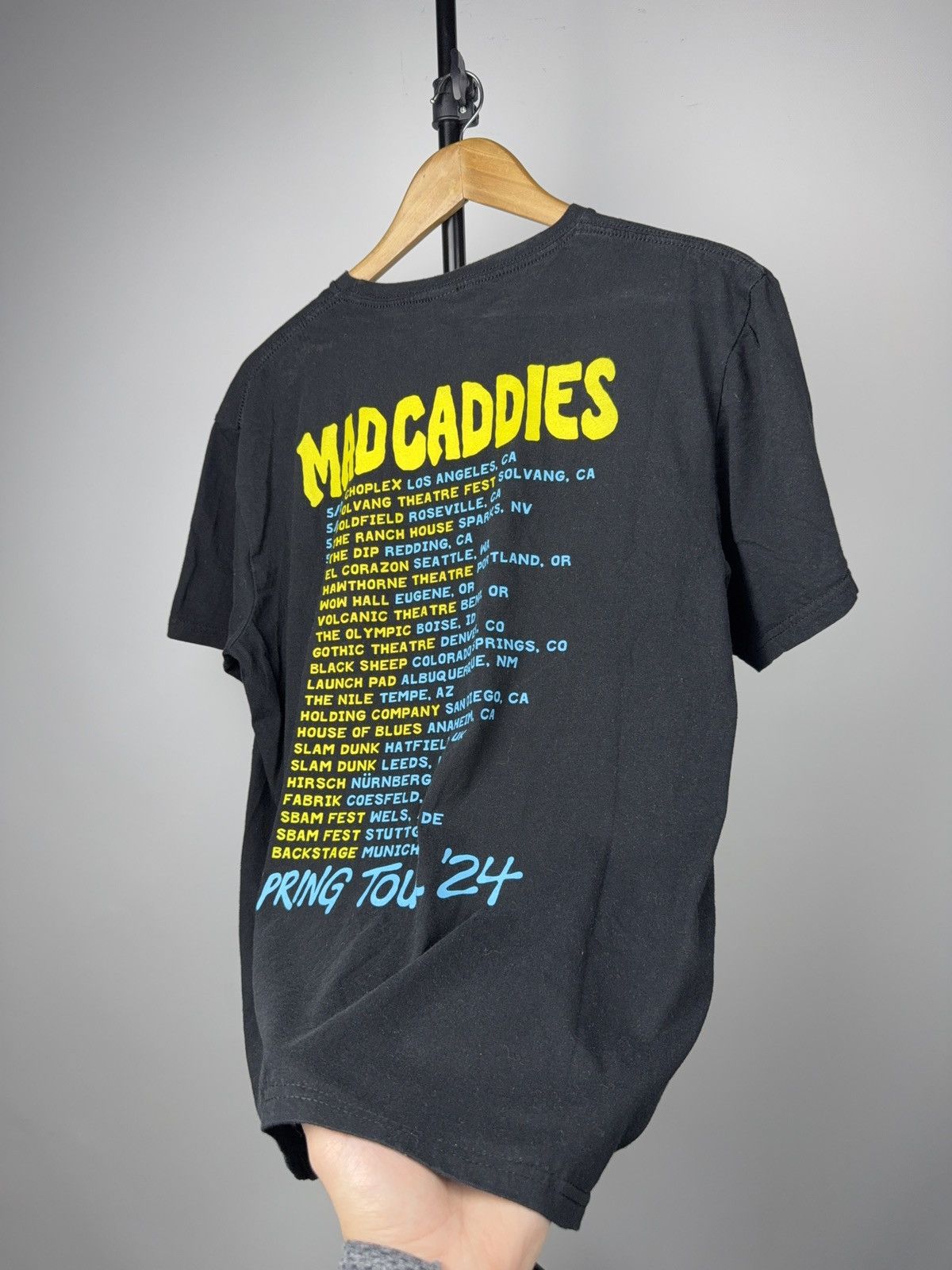 Vintage 00s Mad Caddies Spring Tour 2024 Graphic Band Tee Shirt Size US L / EU 52-54 / 3 - 10 Thumbnail