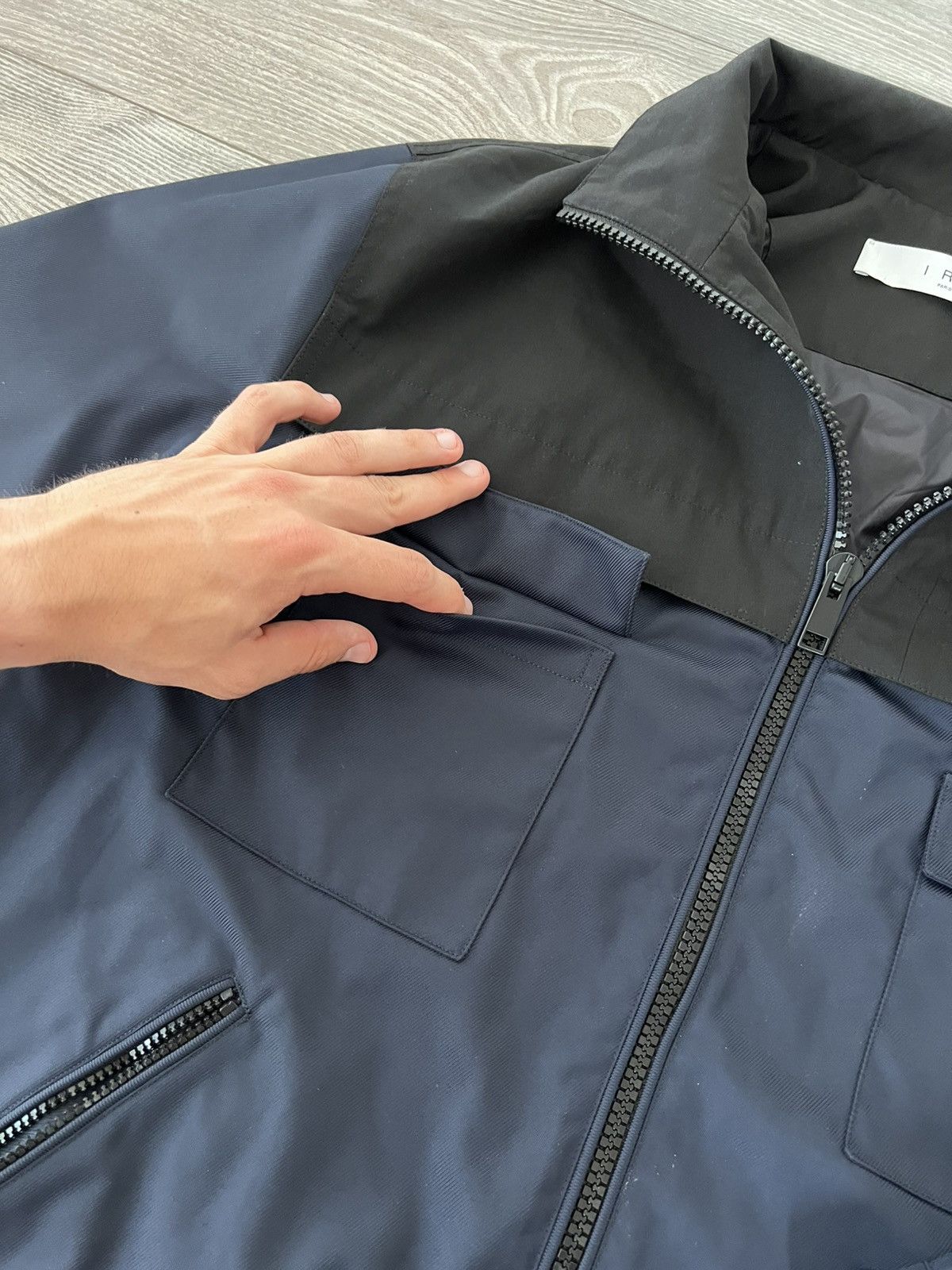 Iro IRO Spring /Summer 2022 Blue/Black Barnes Paris Jacket Size US M / EU 48-50 / 2 - 13 Thumbnail