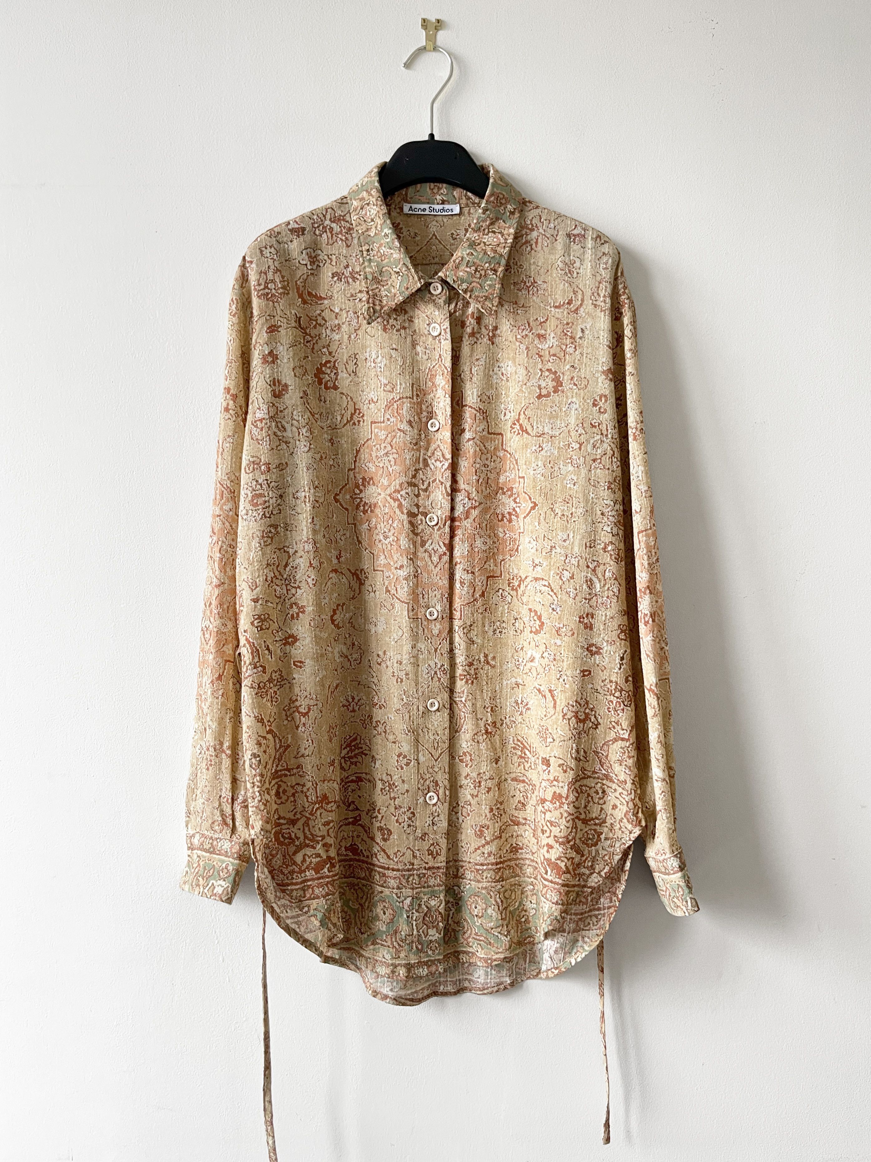 Acne Studios Acne Studios persian rug print shirt Size M / US 6-8 / IT 42-44 - 1 Thumbnail