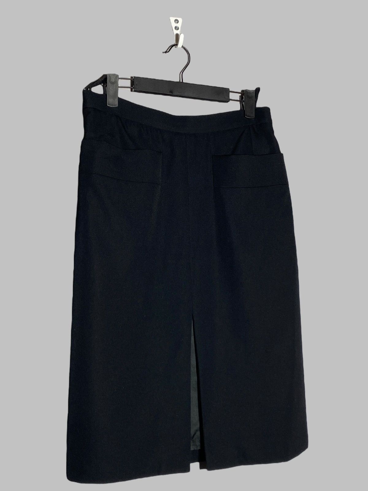 Yves Saint Laurent Vintage 90s Yves Saint Laurent Tuxedo Crop Jacket & Skirt Size L / US 10 / IT 46 - 15 Thumbnail