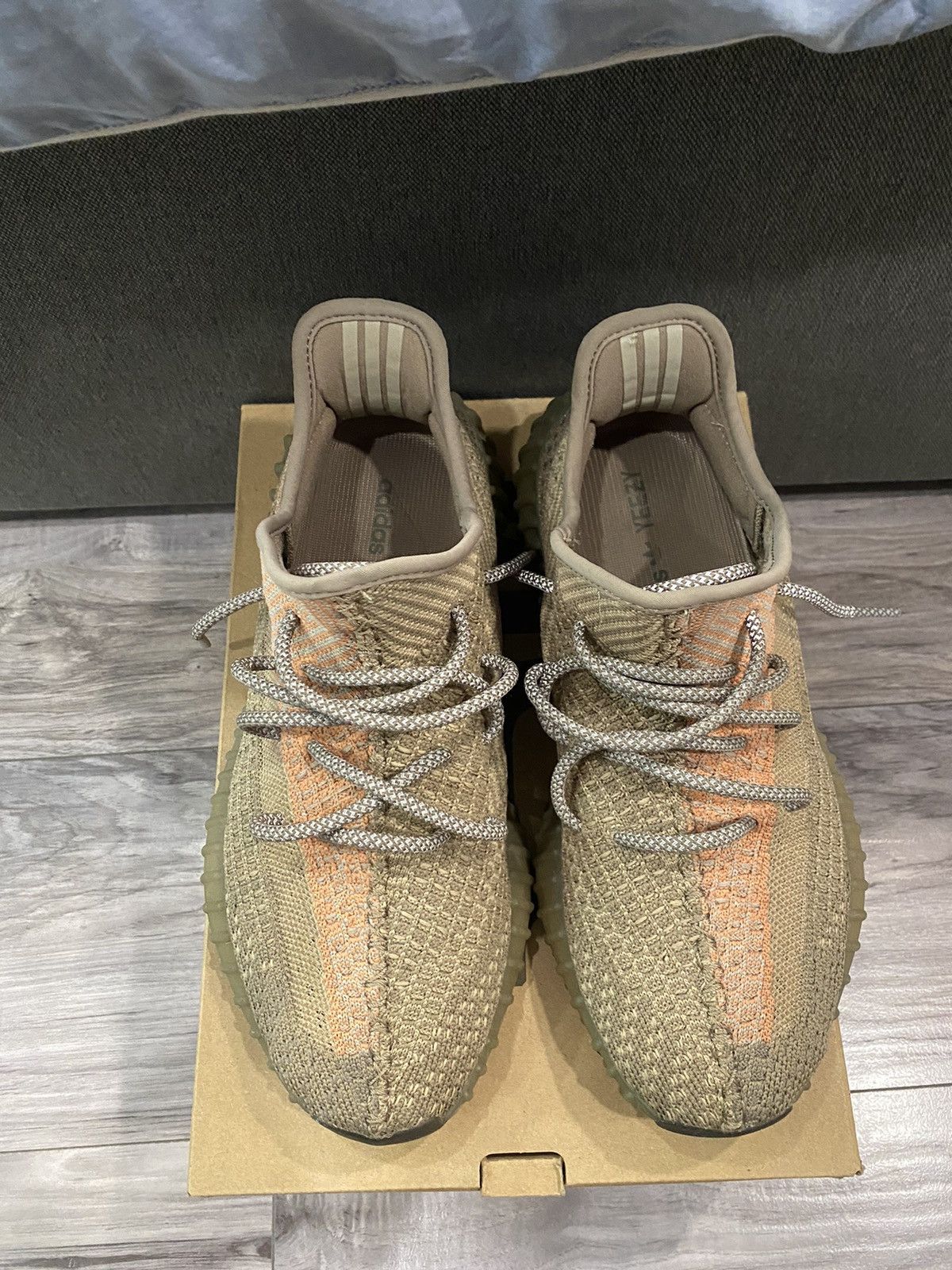 Adidas × Yeezy Yeezy 350v2 Sand Taupe Size US 8.5 / EU 41-42 - 5 Thumbnail