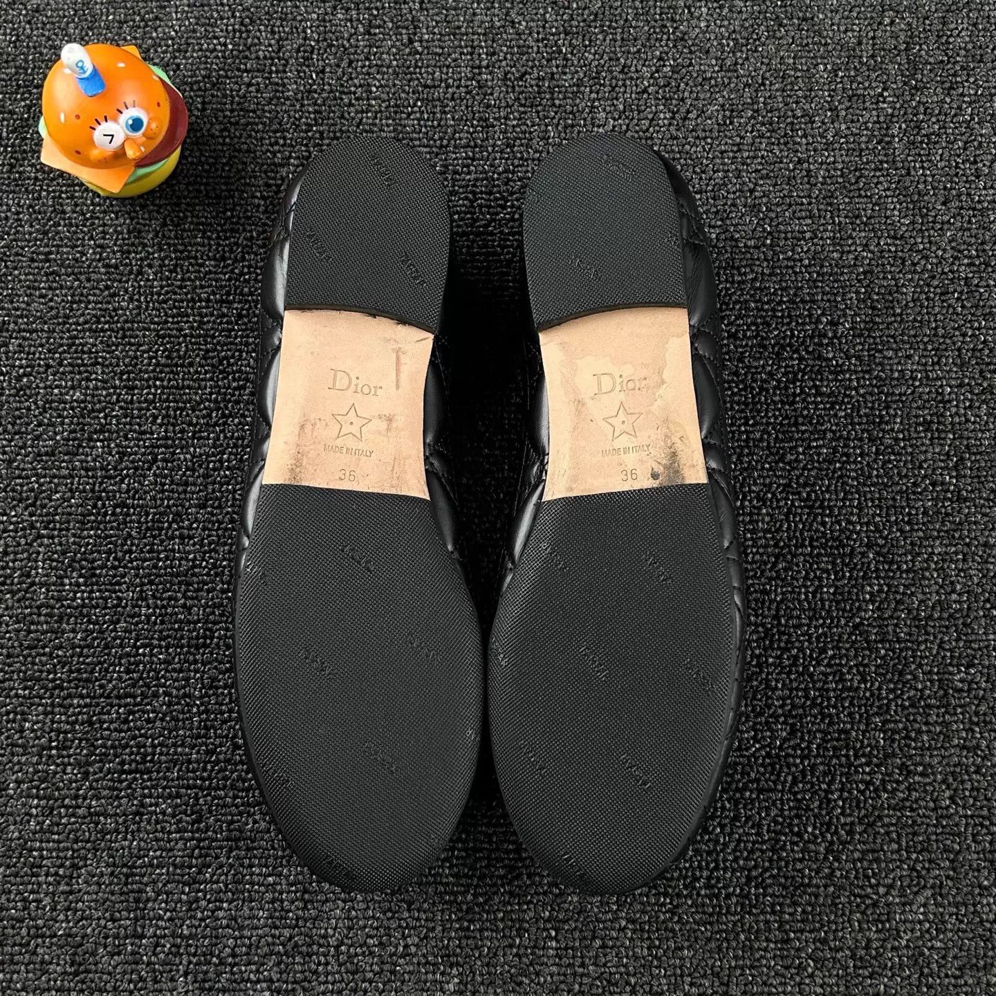 Dior Dior black bow gingham ballet flats Size US 5.5 / IT 35.5 - 6 Thumbnail