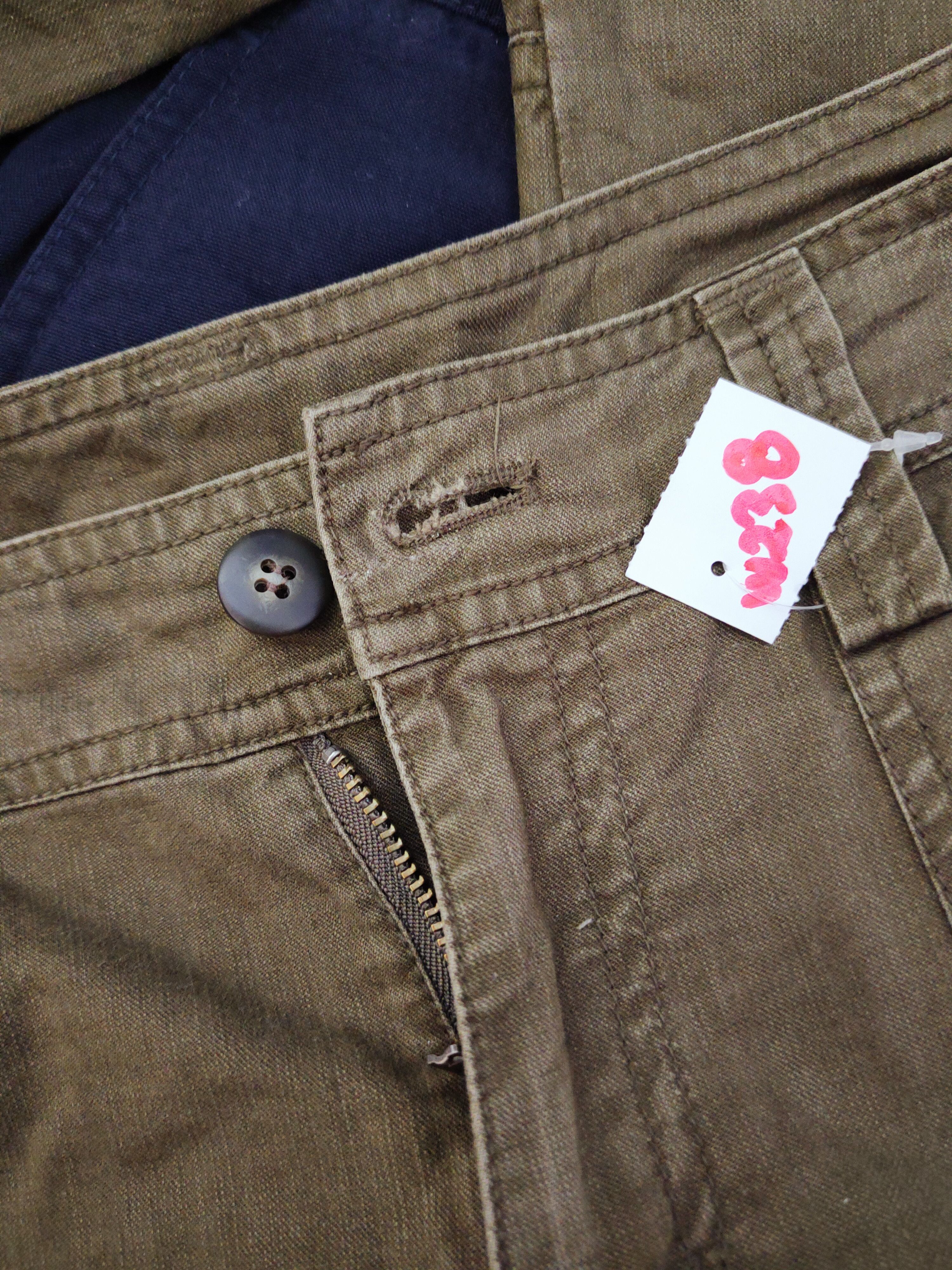 Japanese Brand Uniqlo Olive Multipocket Tactical Cargo Pants #W438 Size 28" / US 6 / IT 42 - 14 Thumbnail