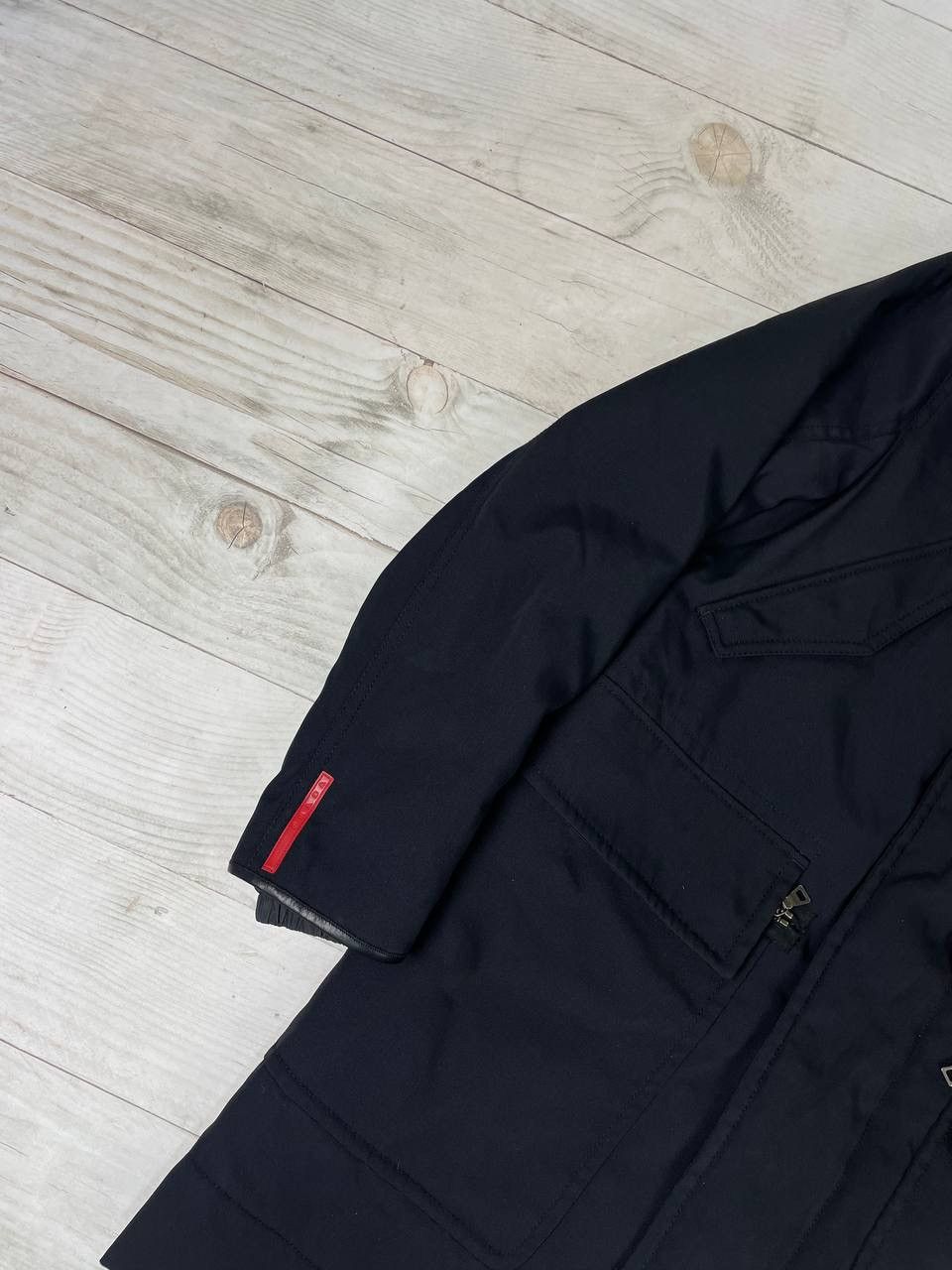 Prada Vintage Prada Sport Black Military Nylon Jacket Coat Luxury Size US M / EU 48-50 / 2 - 4 Thumbnail