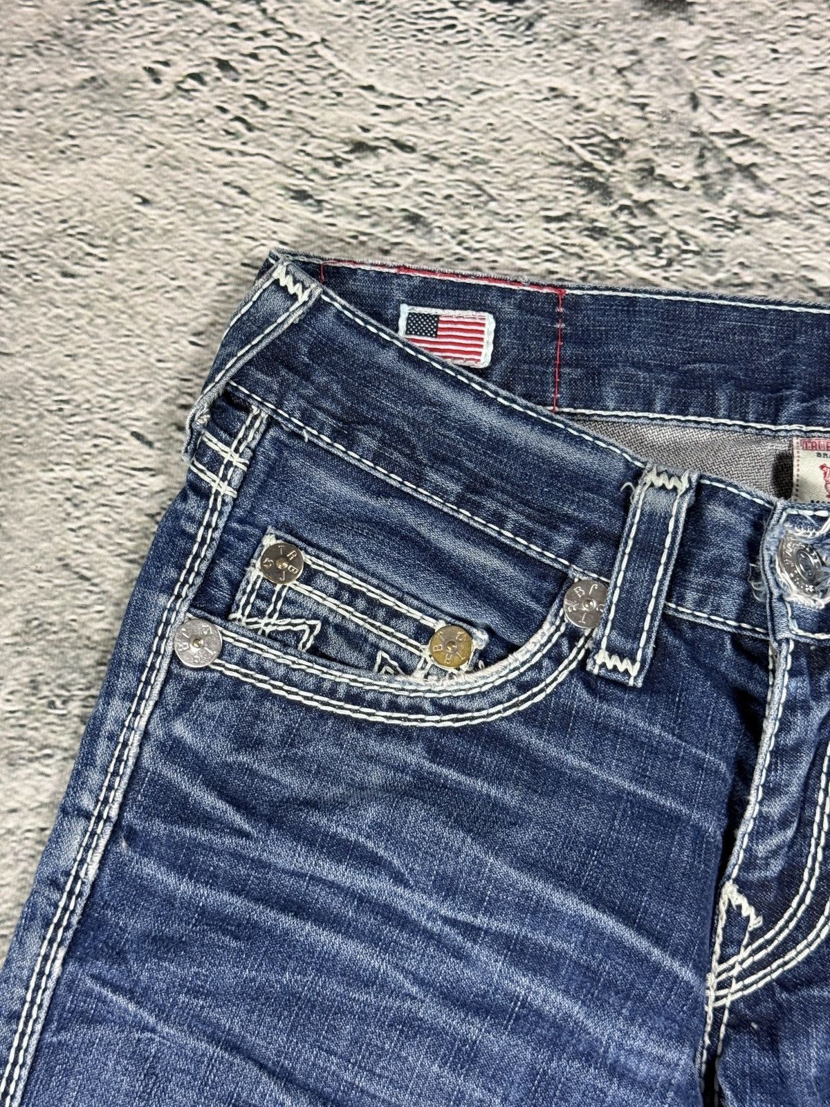 True Religion True Religion jeans vintage Bobby big QT denim straight Size US 29 - 8 Thumbnail
