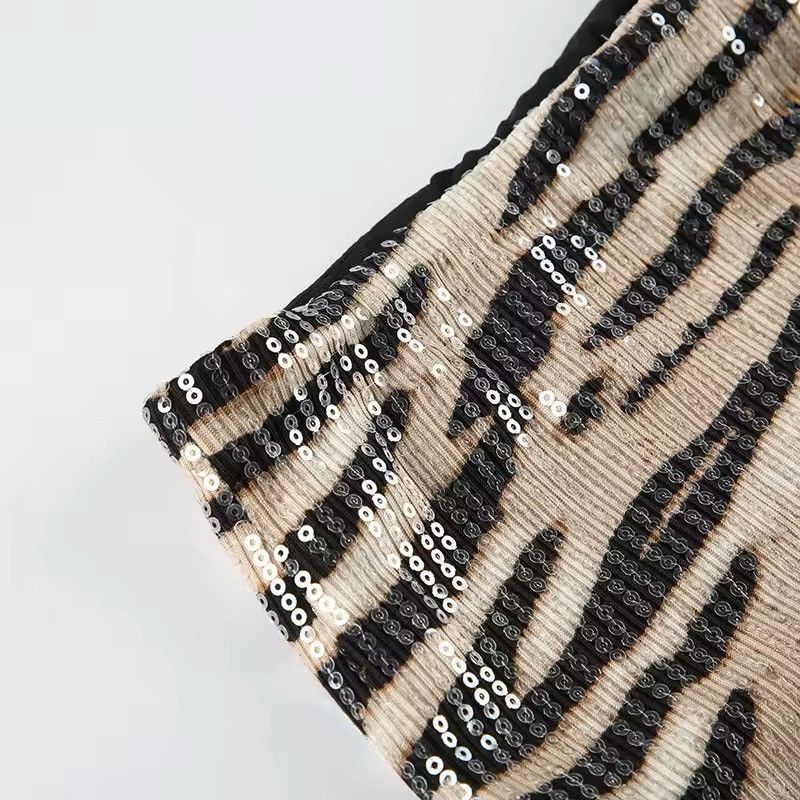 Vintage Leopard Design Mini Y2k Retro Style Shorts Size 27" / US 4 / IT 40 - 5 Thumbnail